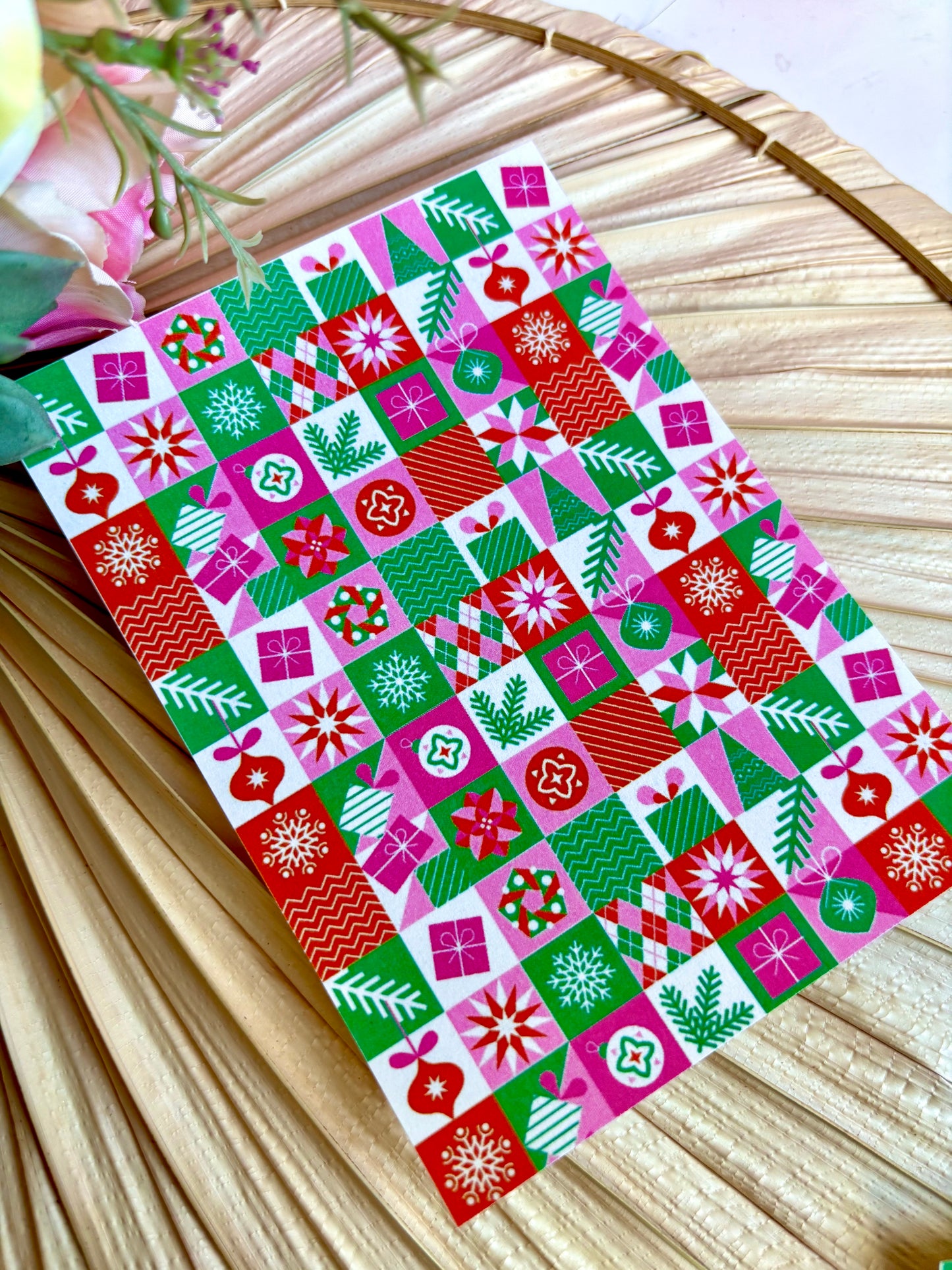 Argyle Grid Transfer Paper