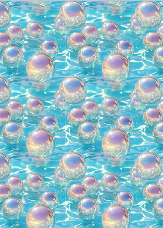Pearly Bubbles Transfer Paper