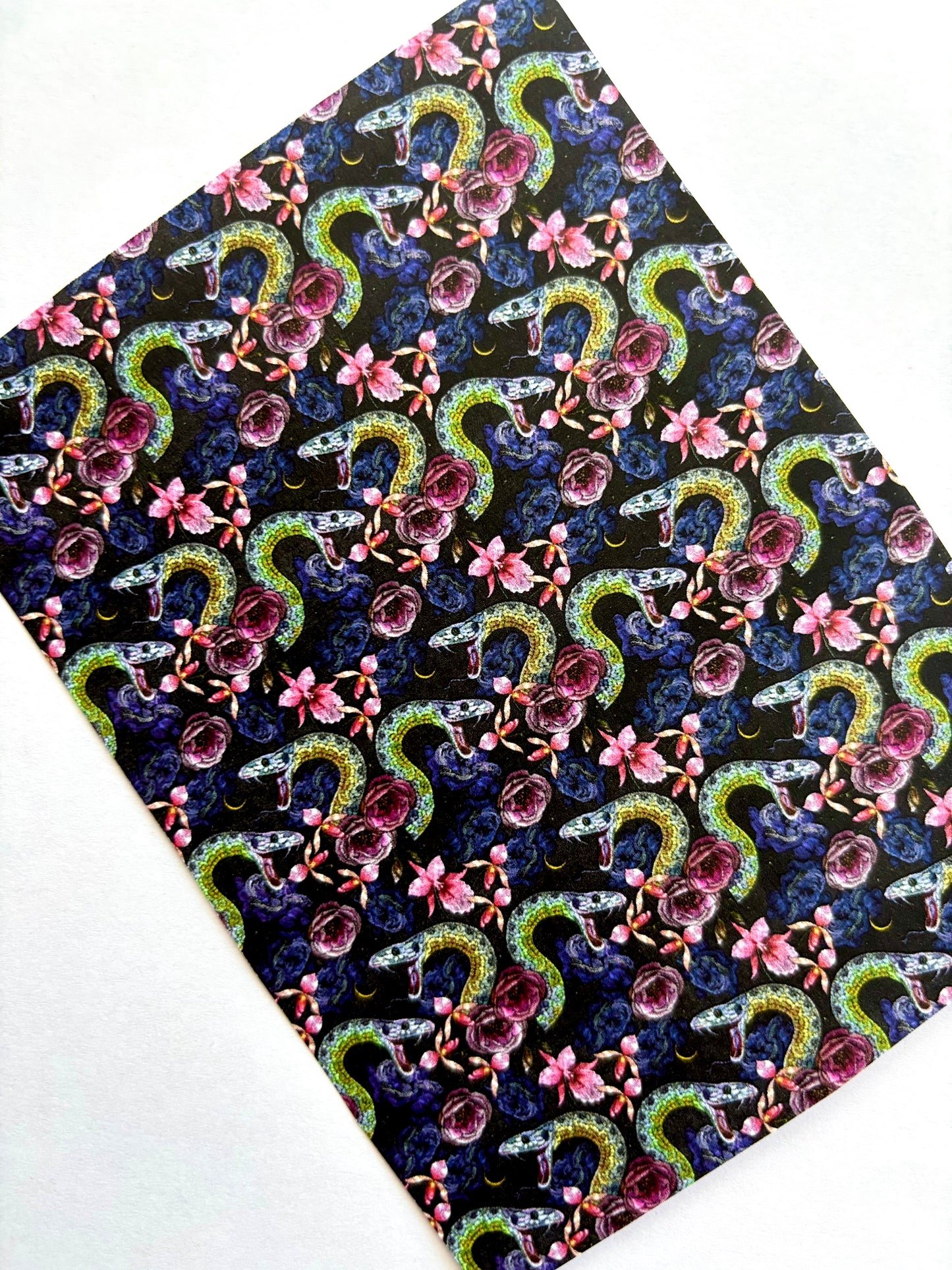 Snake Floral Transfer Paper