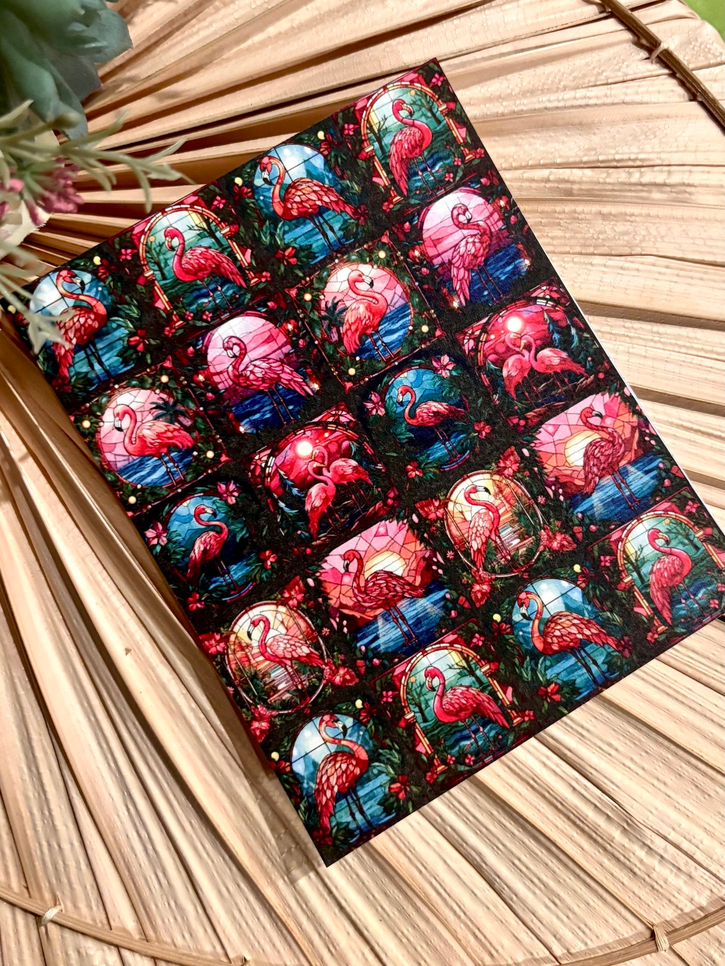 Christmas Flamingo SG Transfer Paper