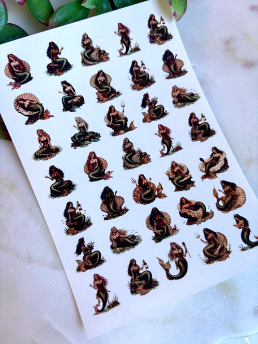 Mermaid Queen Transfer Paper
