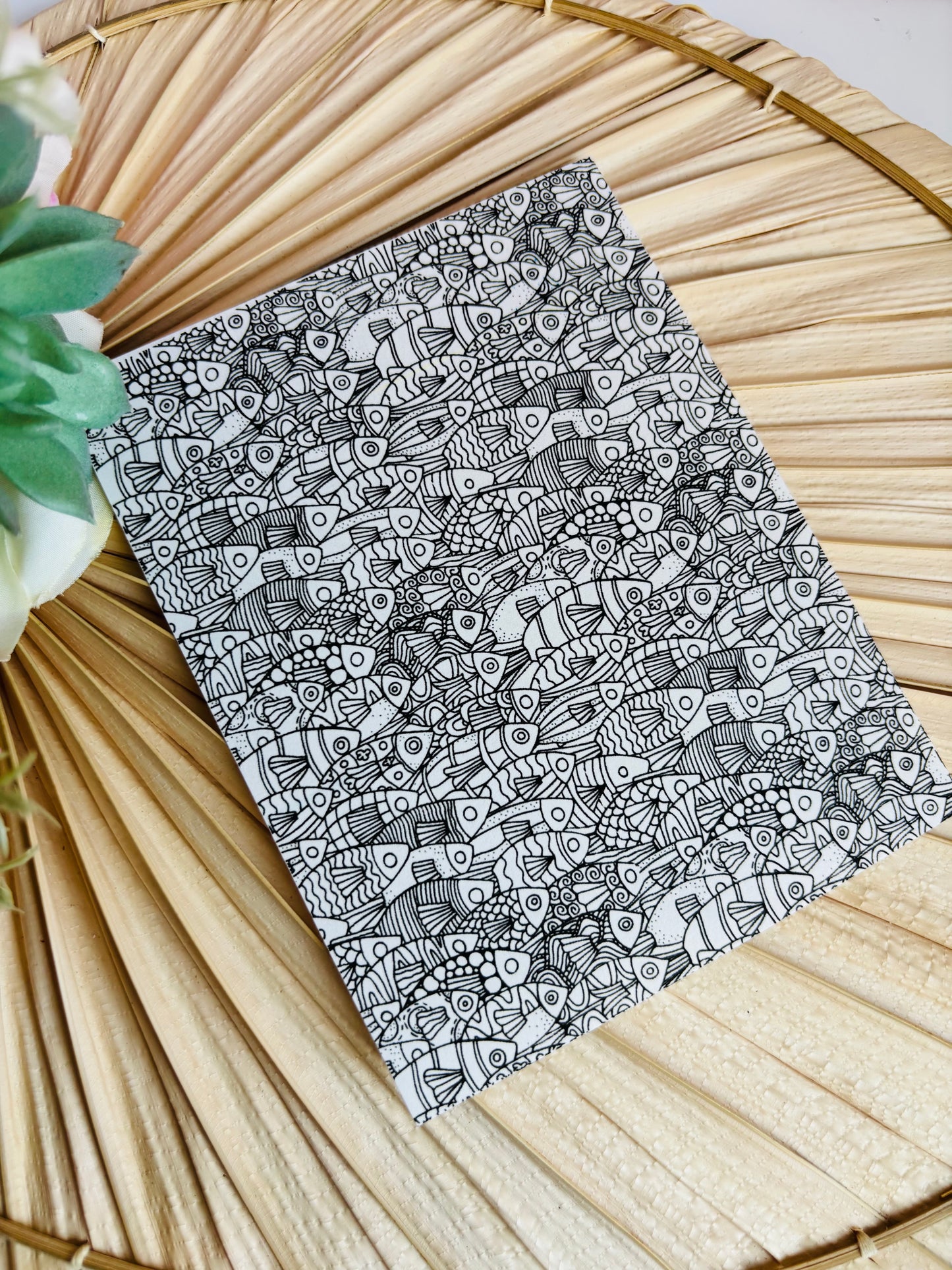 B&W Fish Transfer Paper