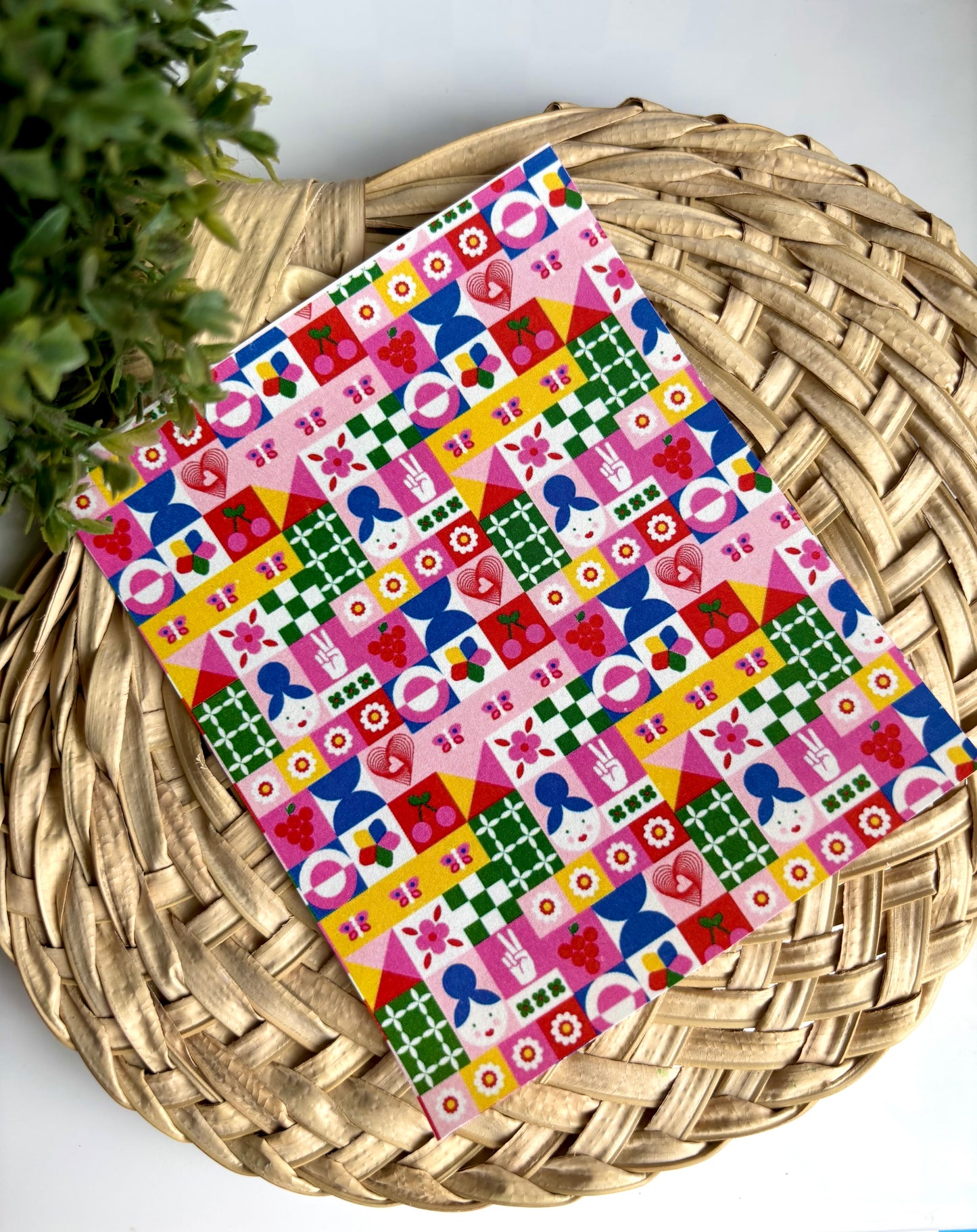 Peace Checkerboard Transfer Paper