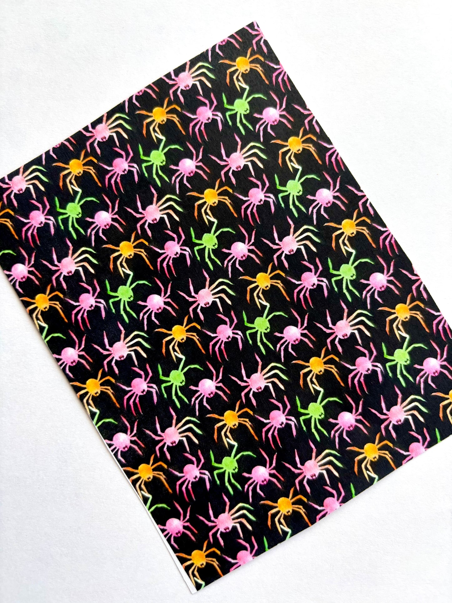 Neon Spiders Transfer Papers