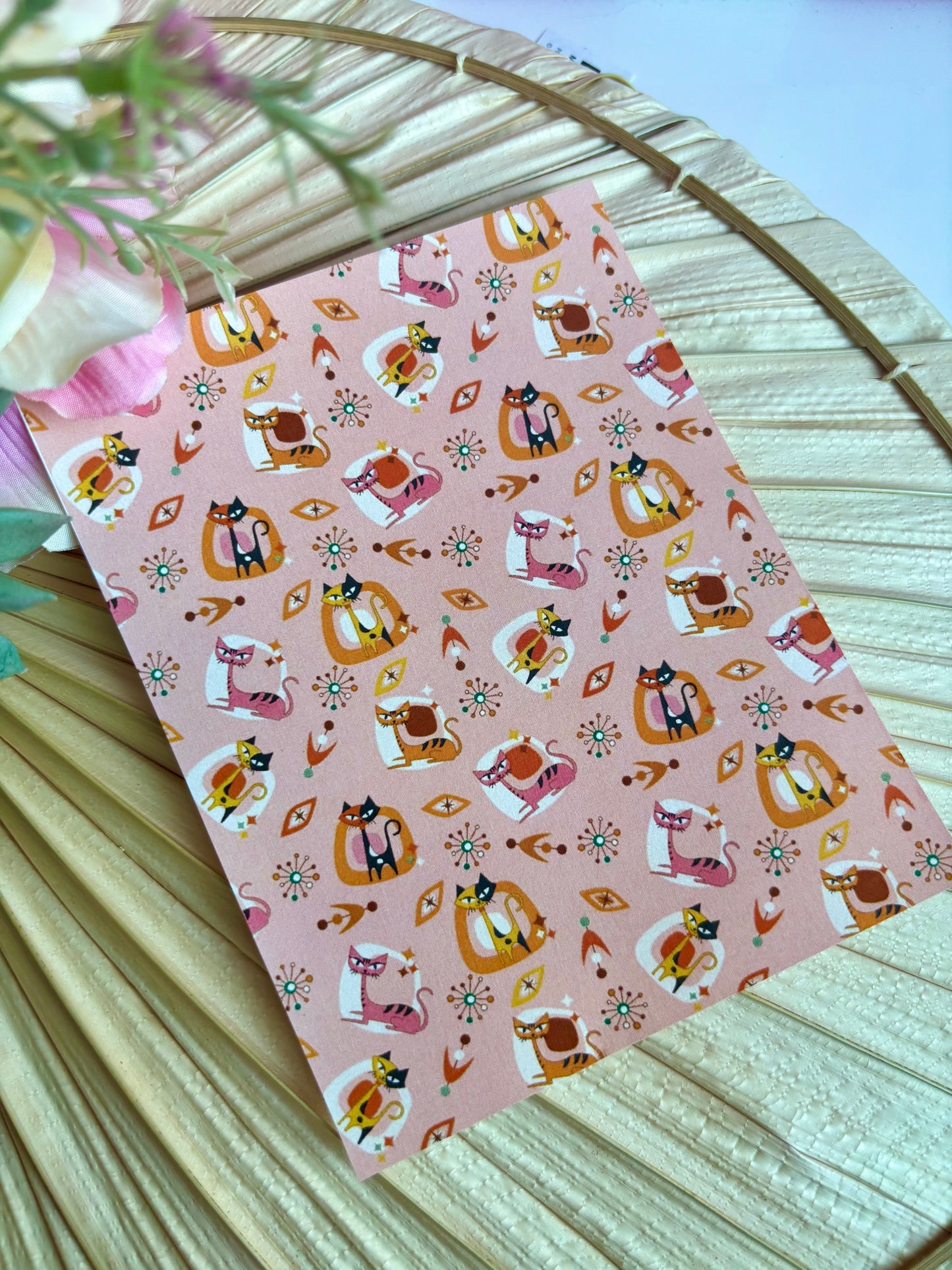 Square Kitty Pink Transfer Paper