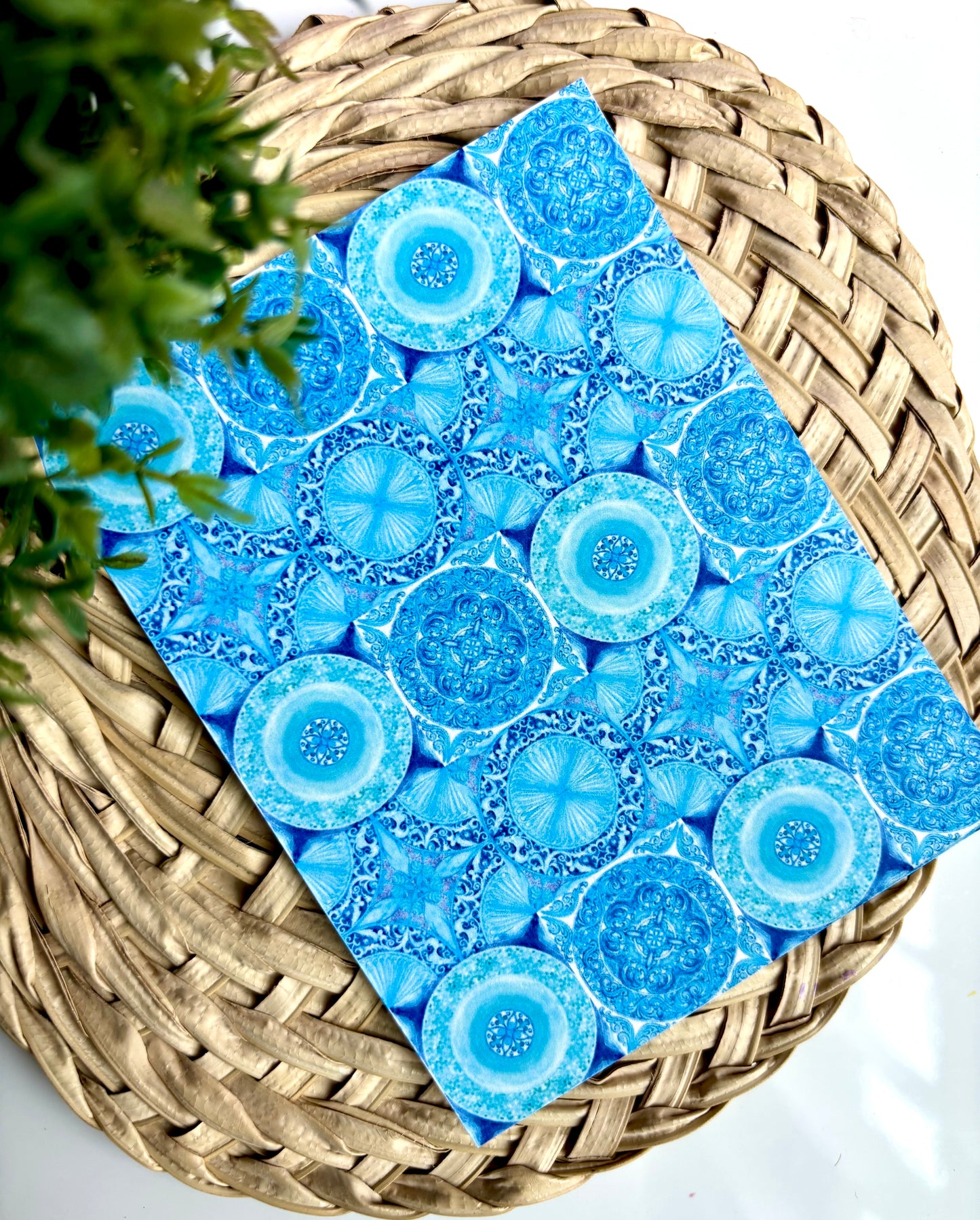 Aqua Tile Transfer Papers