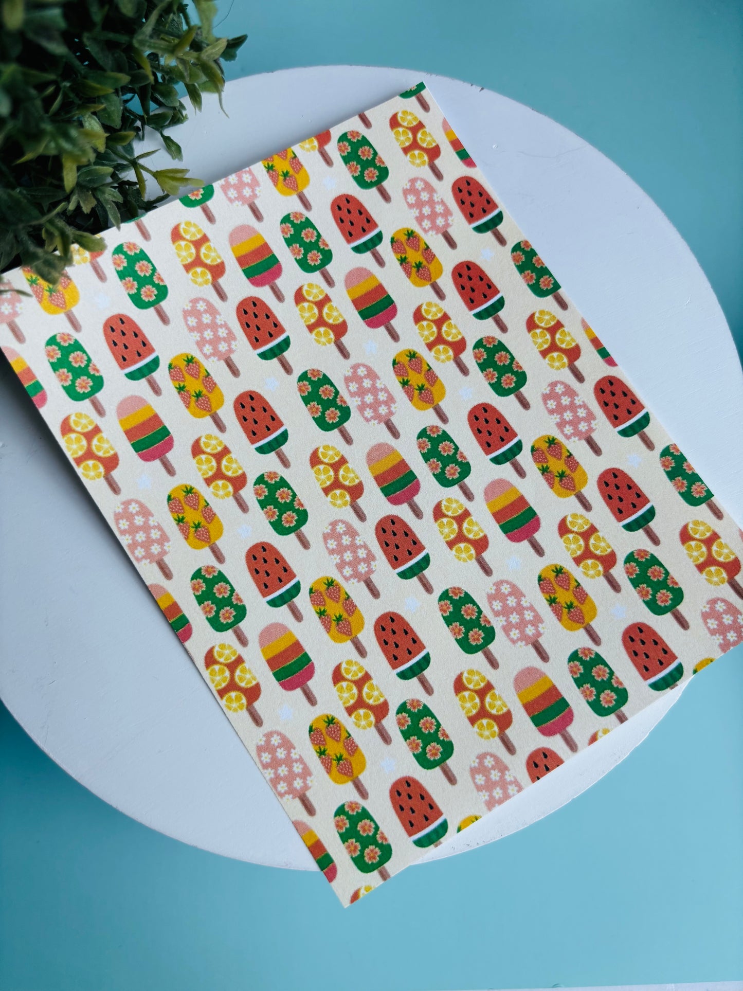 Fruitsicle Transfer Paper