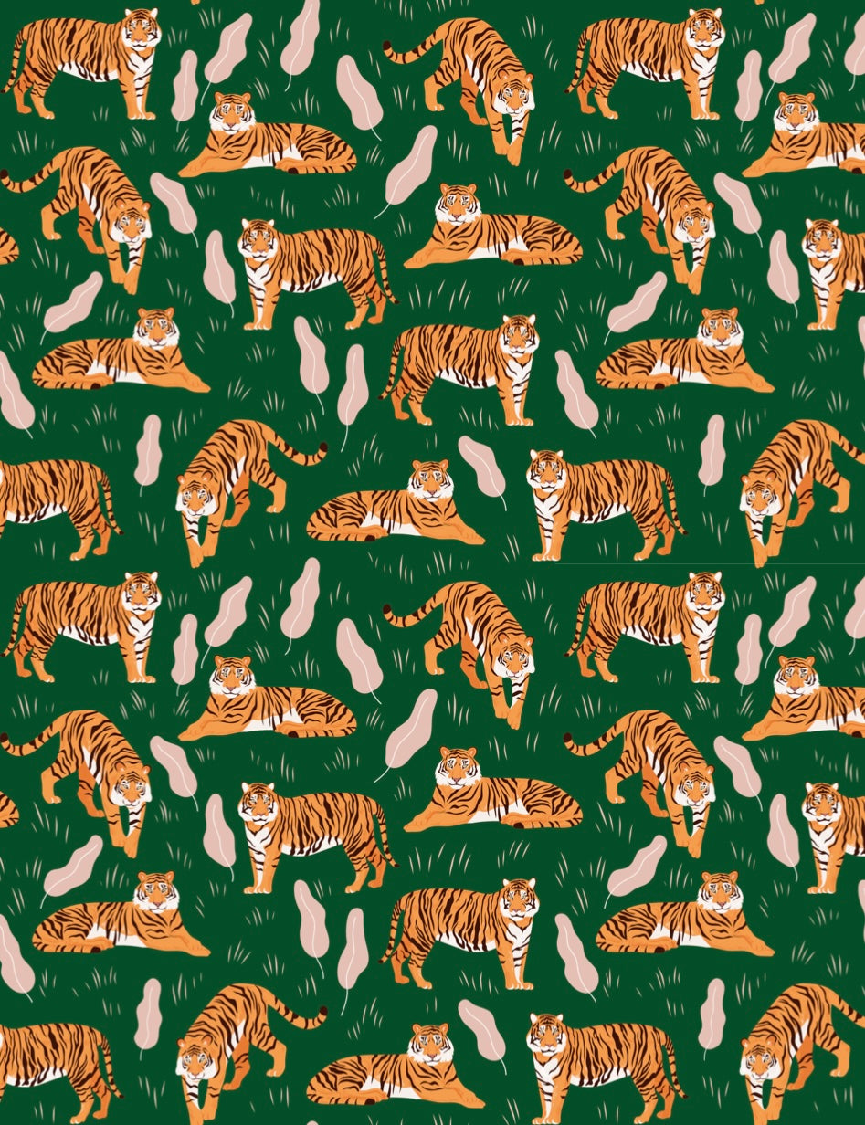 Green Tiger Transfer Paper