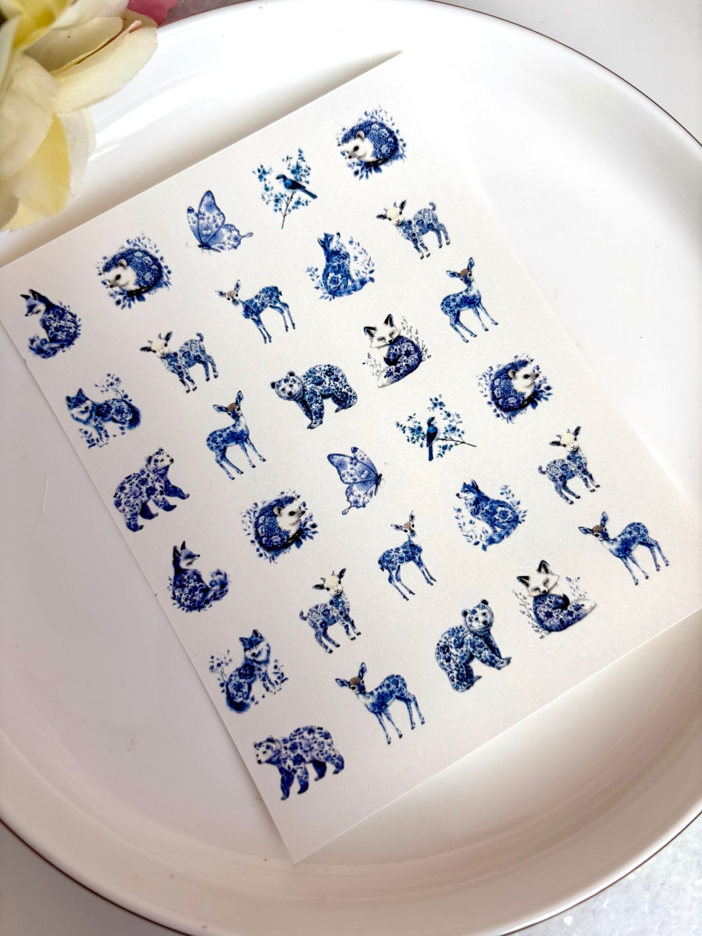 Woodland Toile Charm Paper