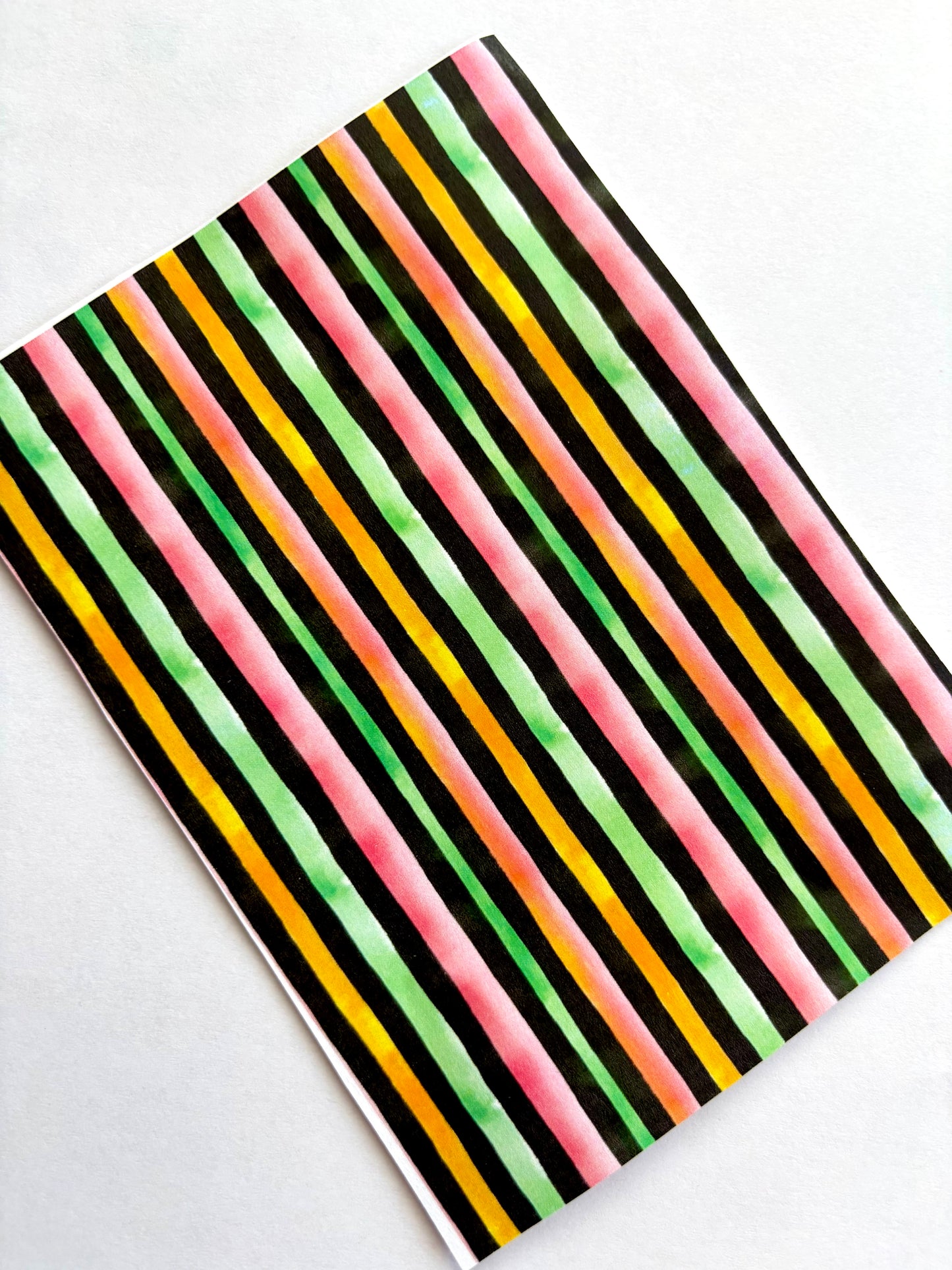 Neon Stripe Transfer Paper