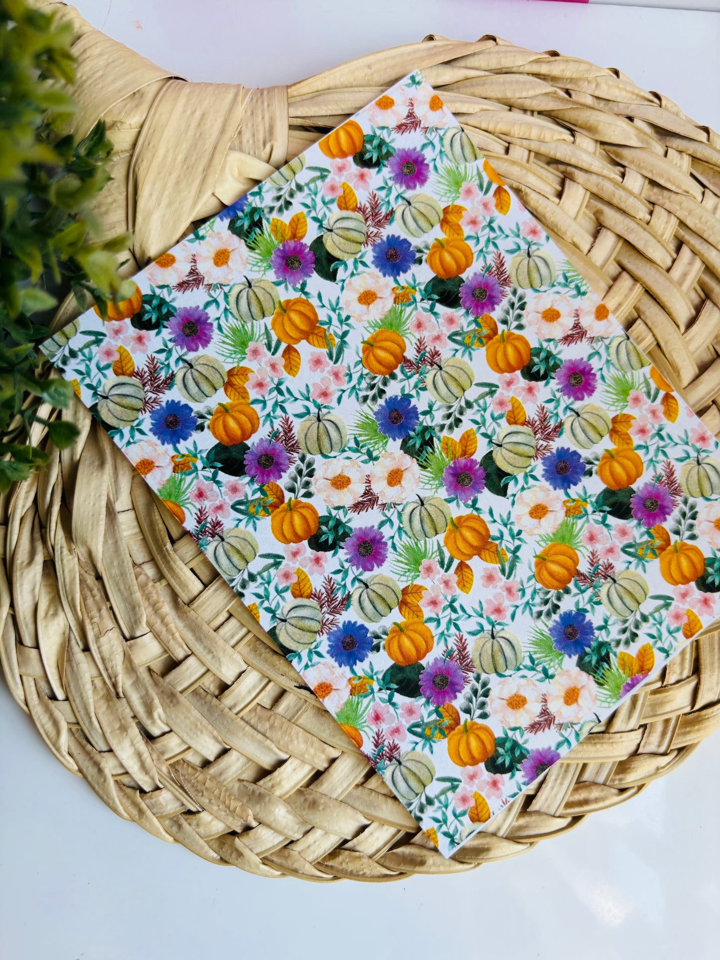 Pumpkin Blooms Transfer Paper