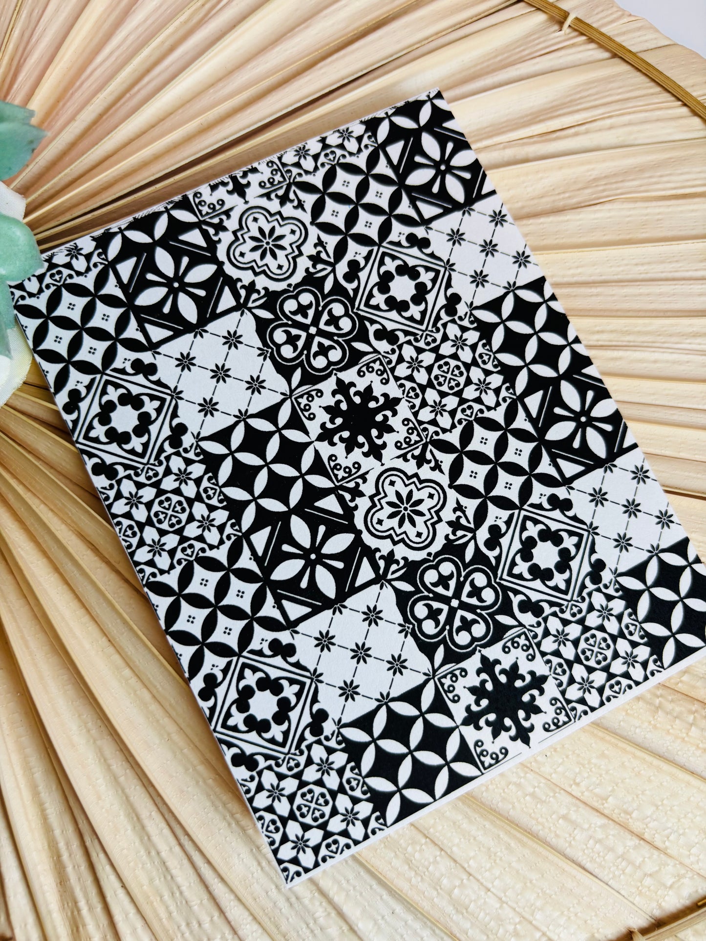 B&W Tiles Transfer Paper