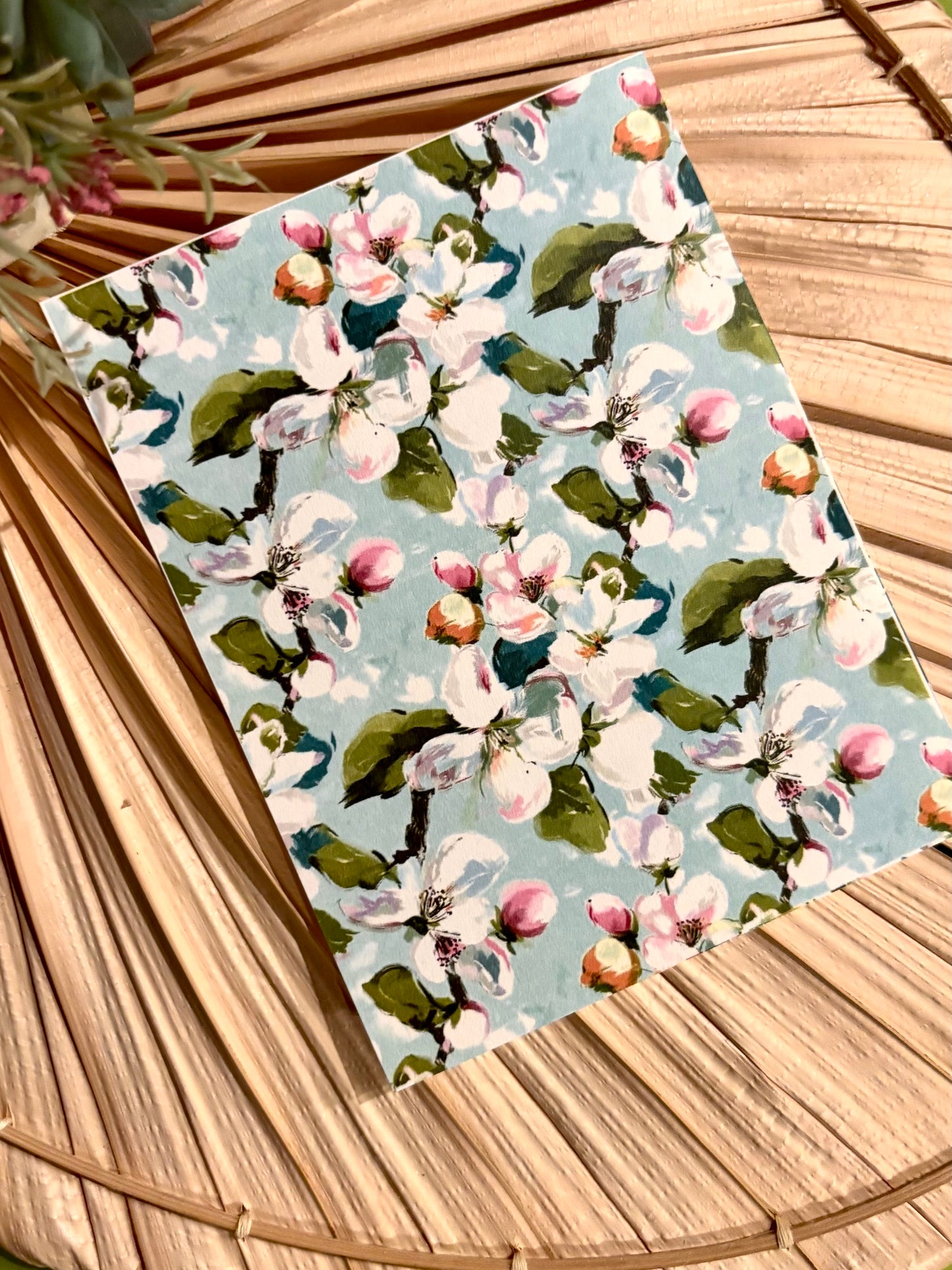 White Blossom Transfer Paper