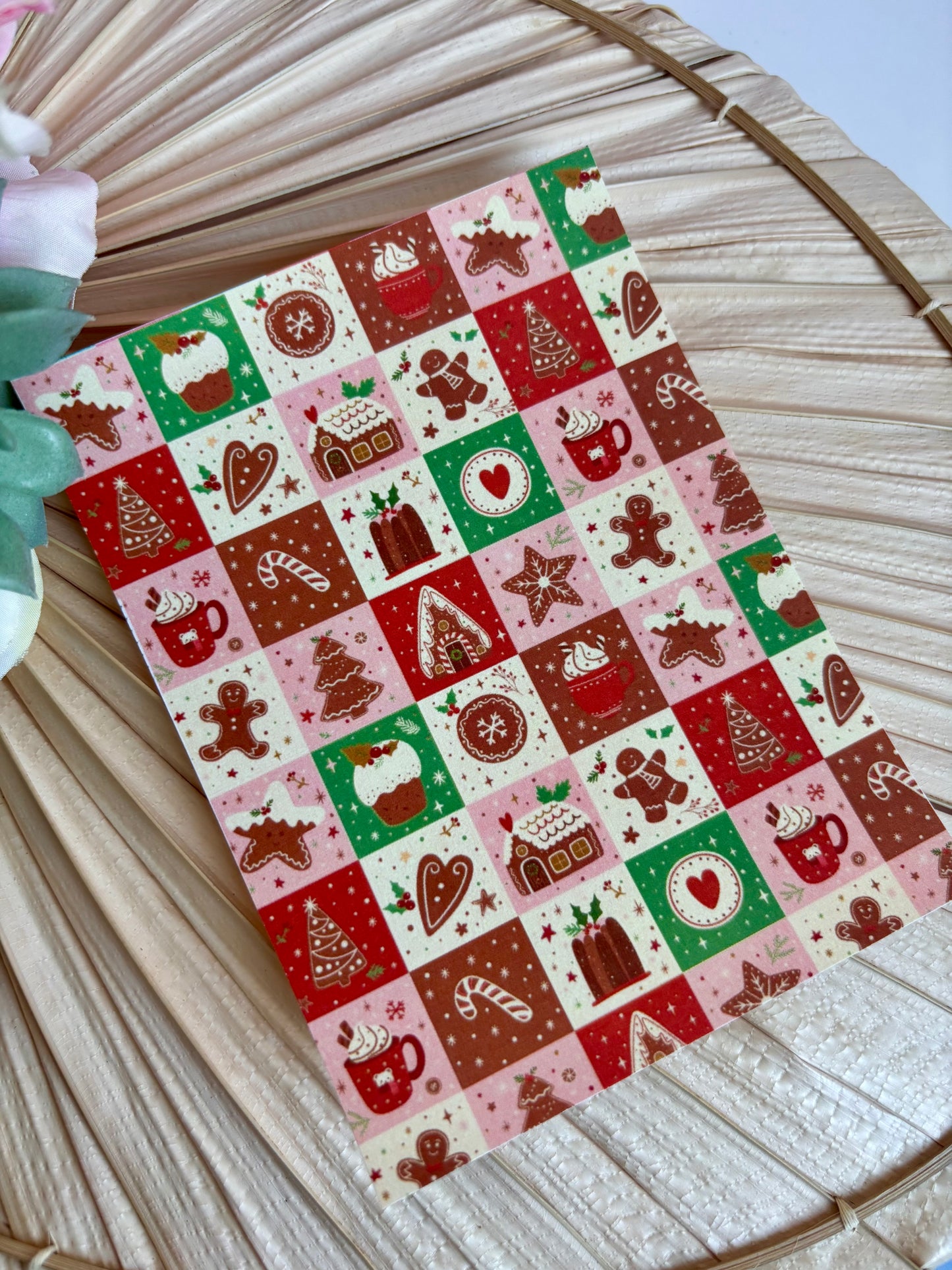 Gingerbread Square Transfer Paper