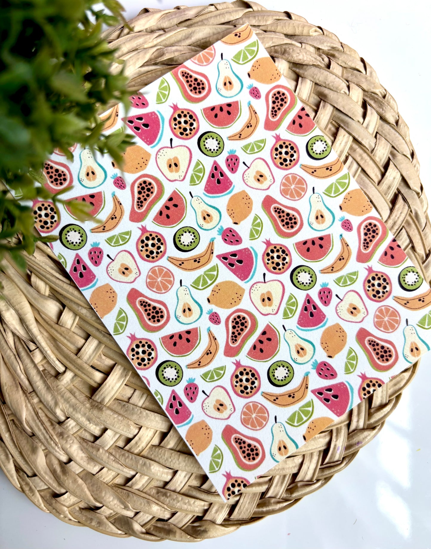 Fruity Salad Transfer Paper