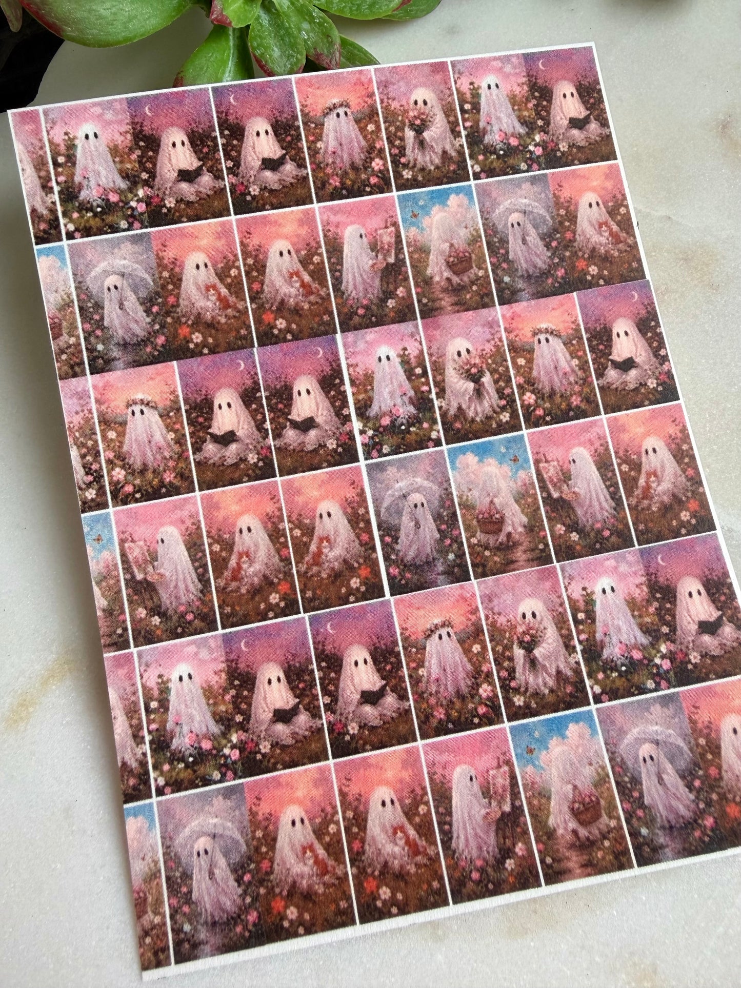 Sunset Ghost Tile Transfer Paper