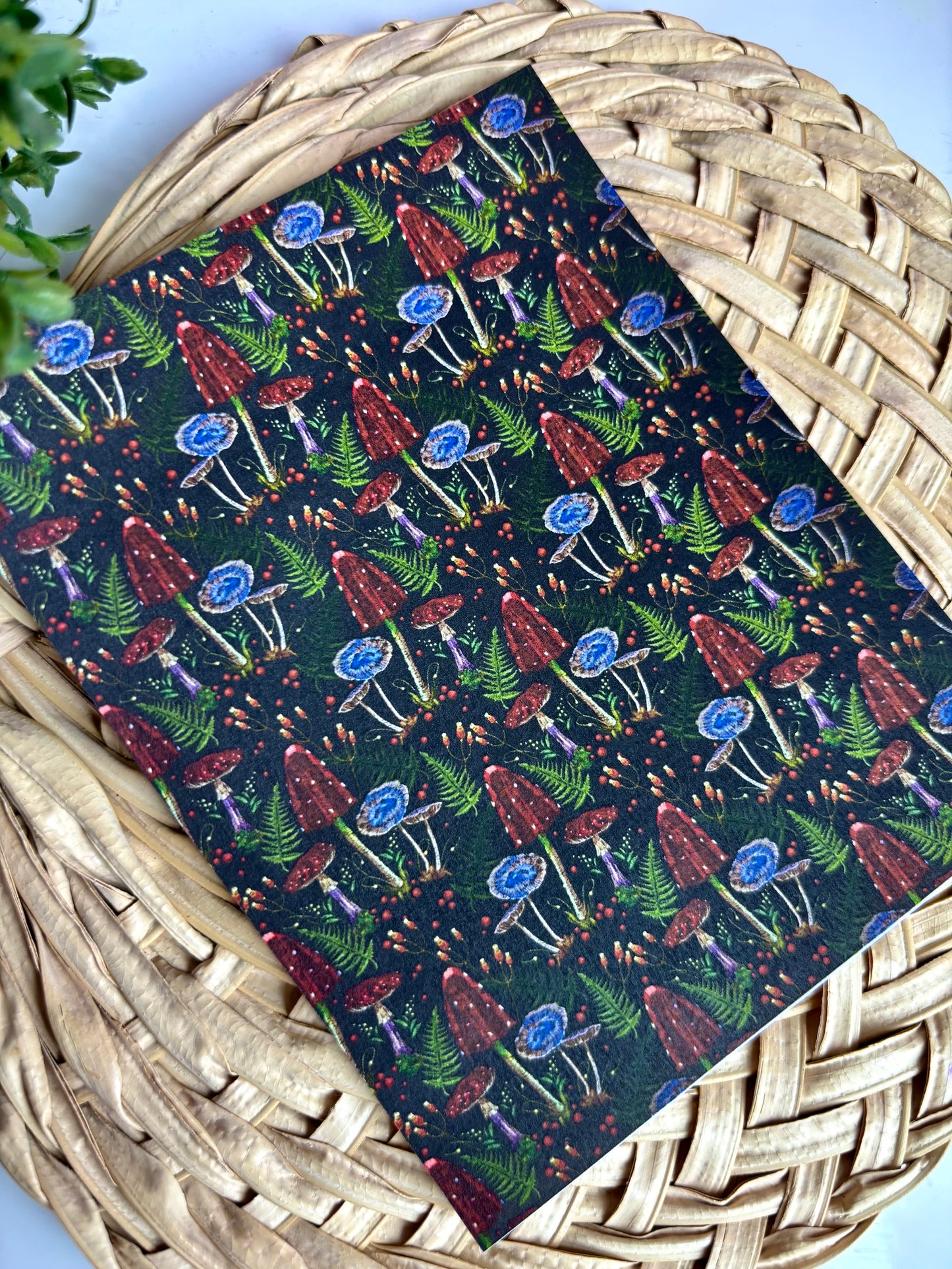 Dark Mushrooms Transfer Paper