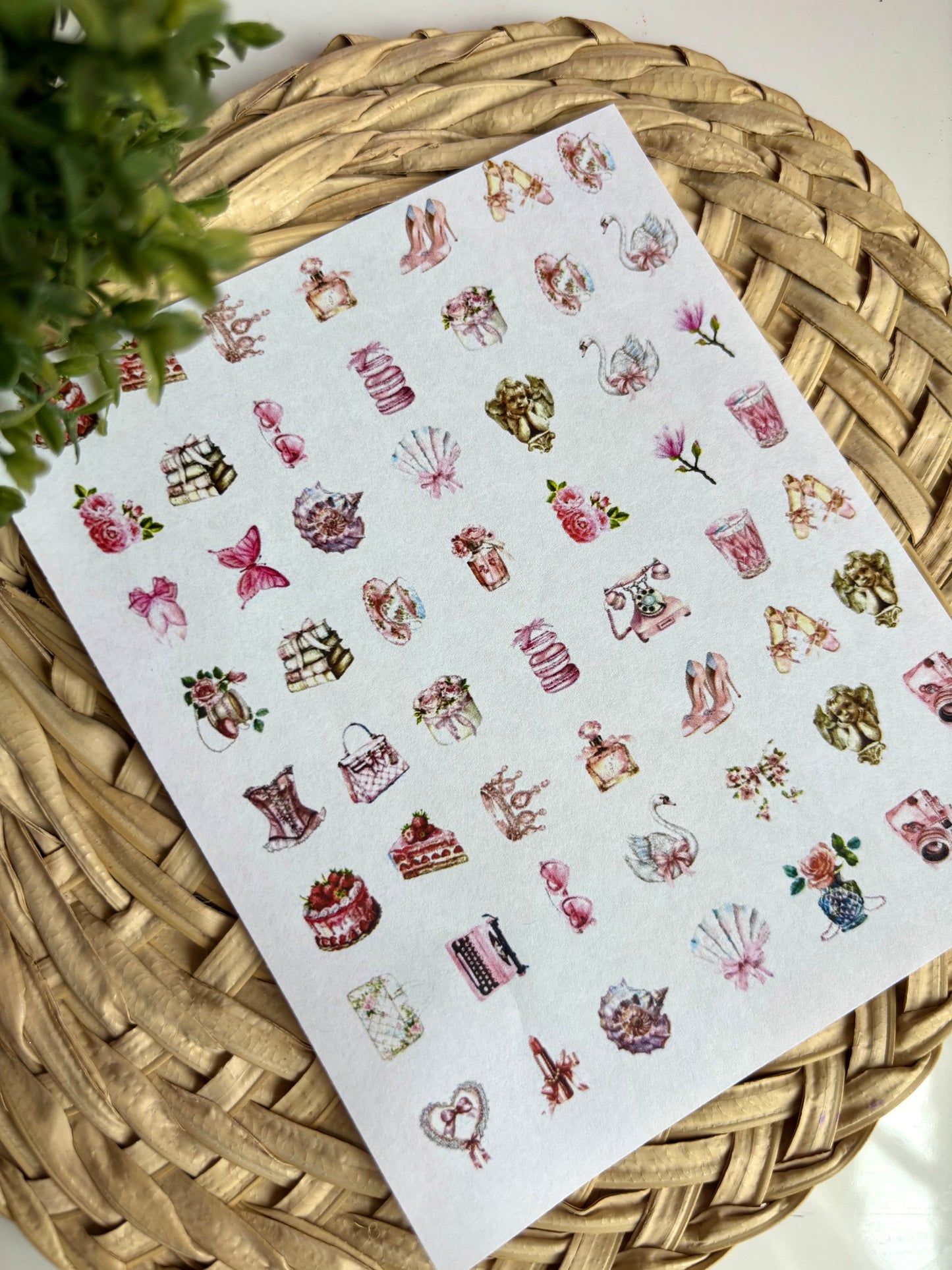 Ultra Femme Charms Transfer Paper