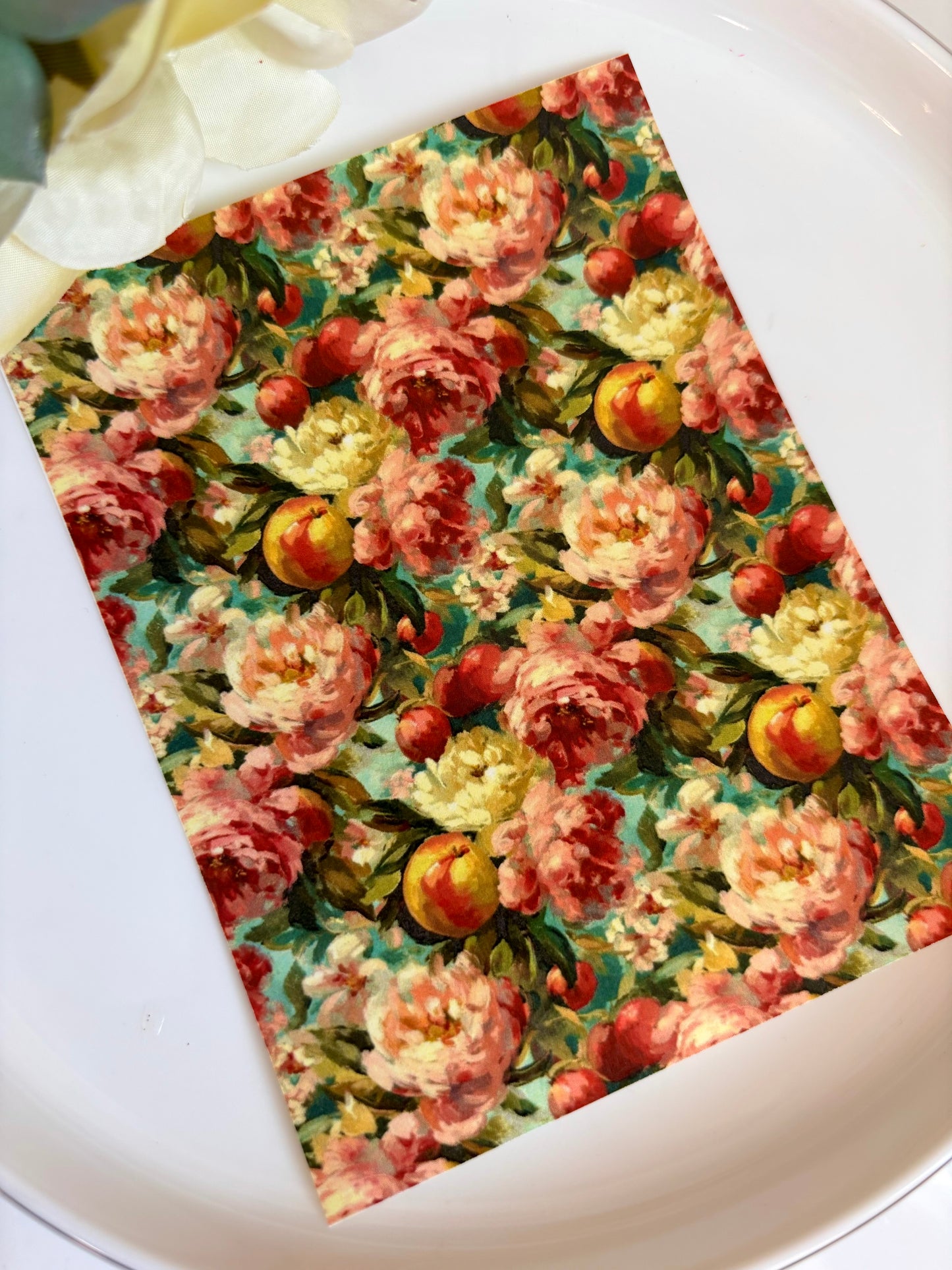 Apple Roses Oil Painting Transfer Paper