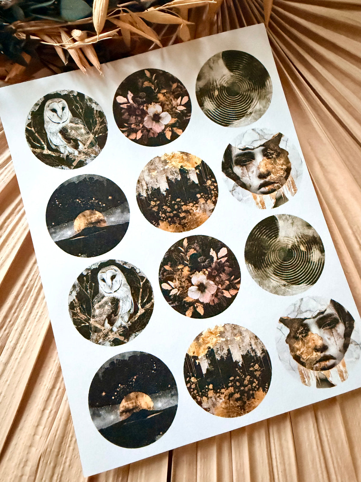 Gothic Circles Transfer Papers