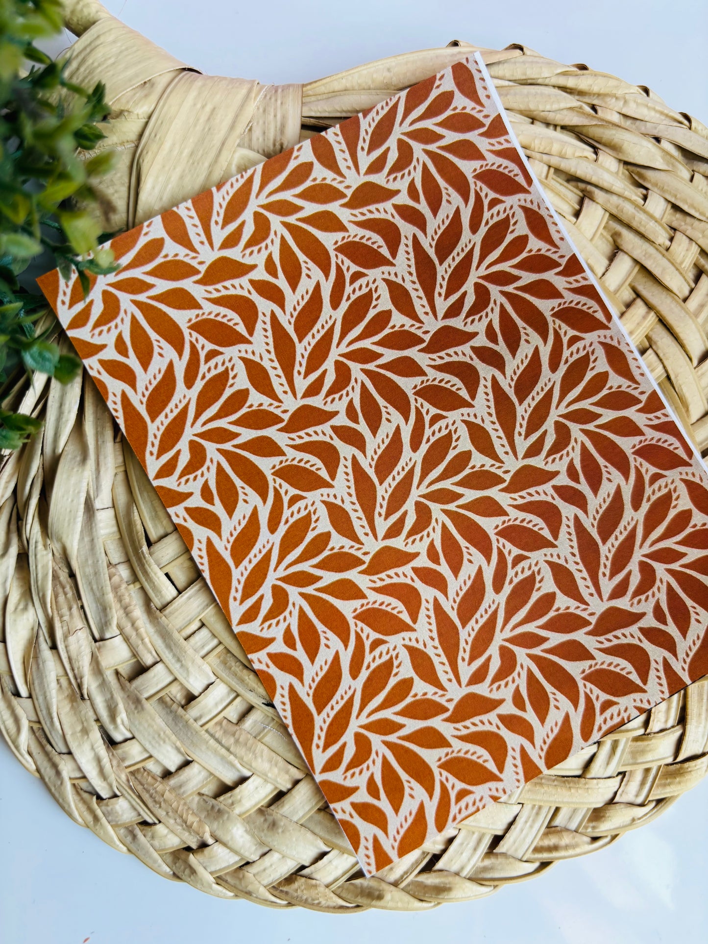 Boho Leaves Transfer Paper