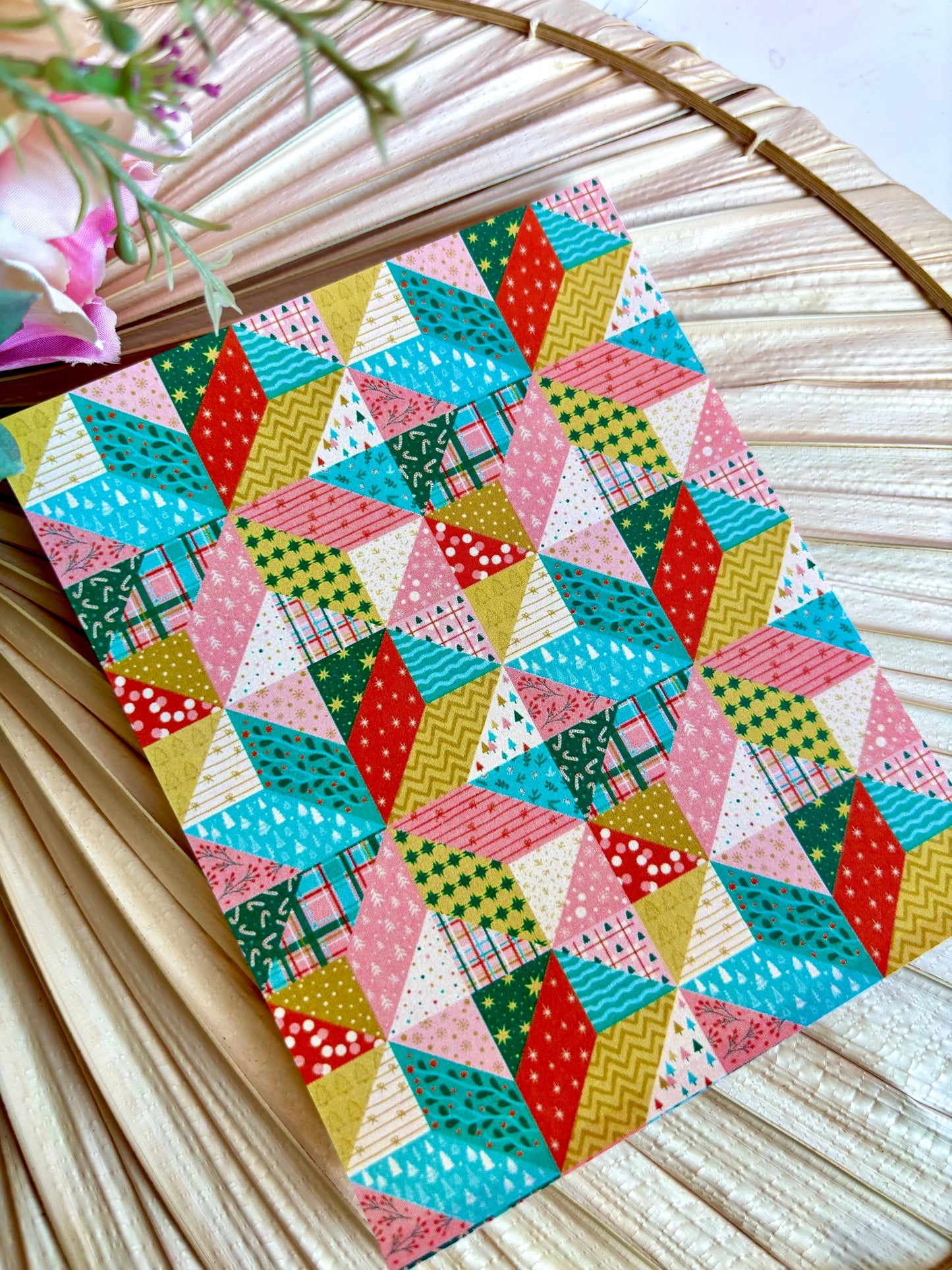 Christmas Patchwork Transfer Paper