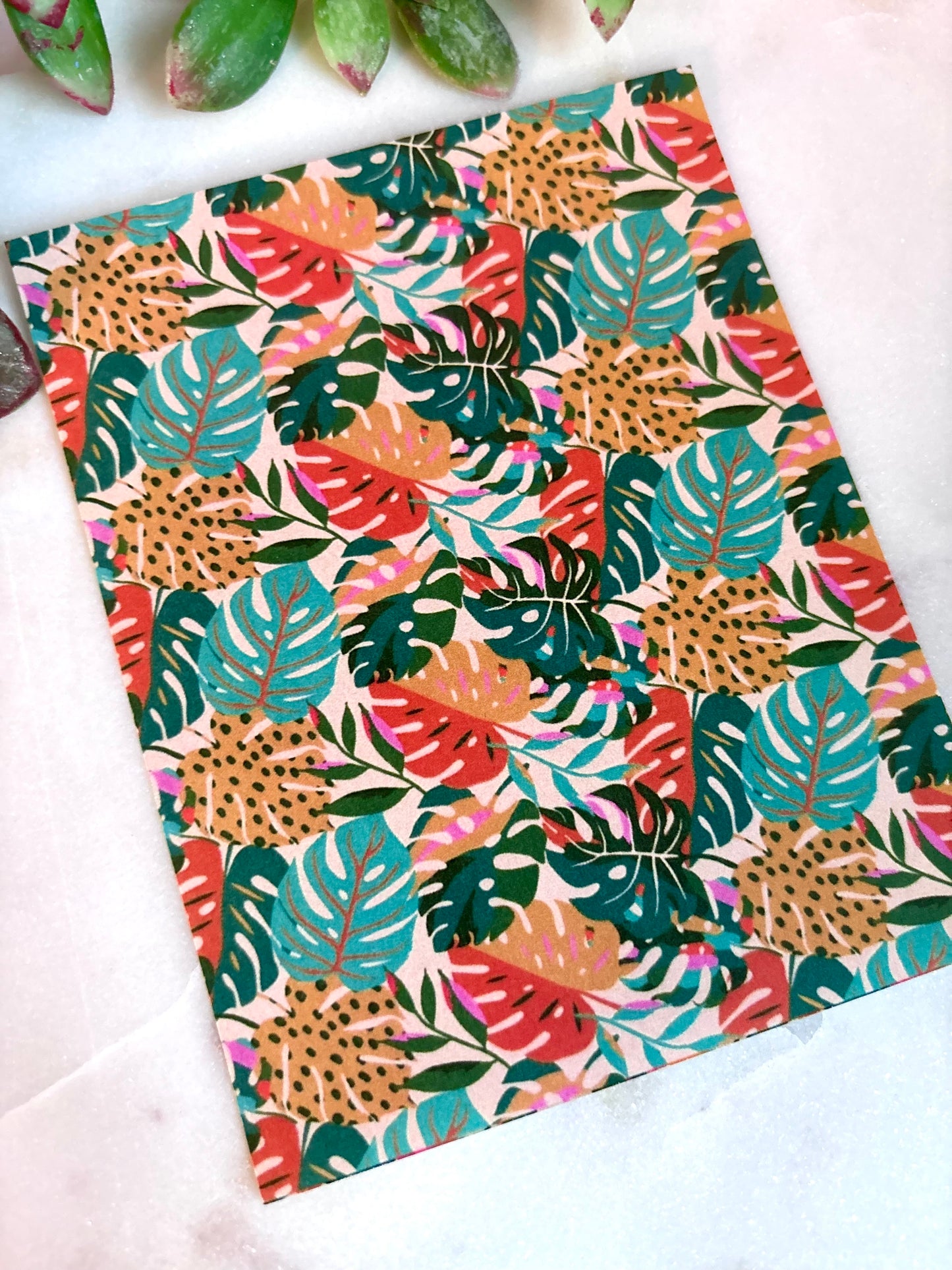 Spotty Monstera Transfer Paper