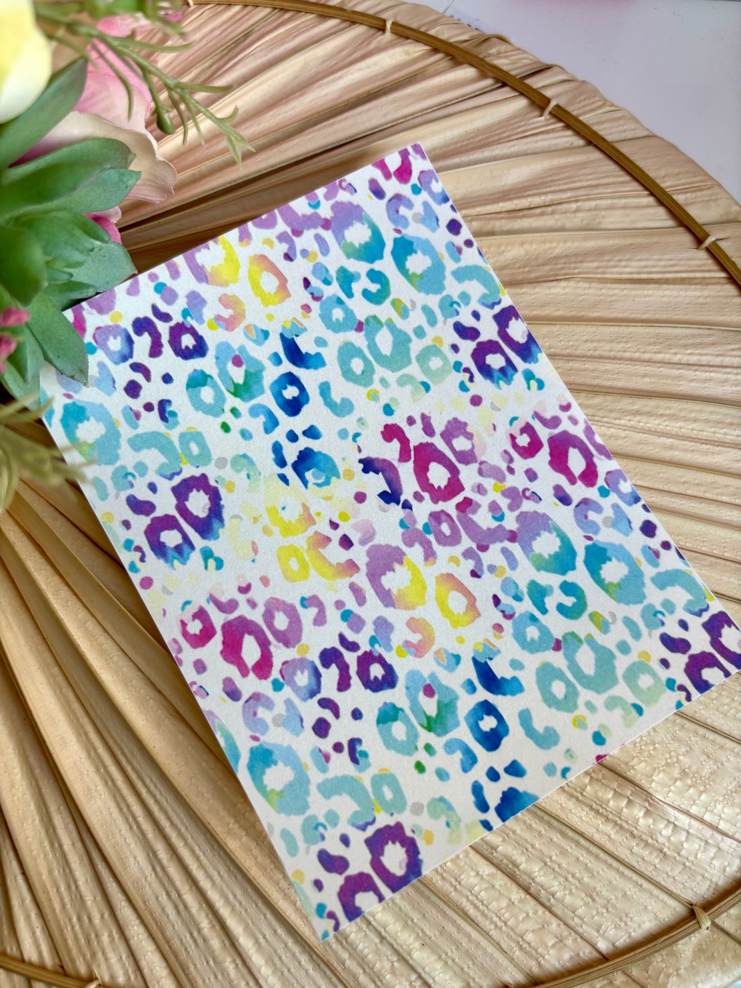 Light Leopard Transfer Paper