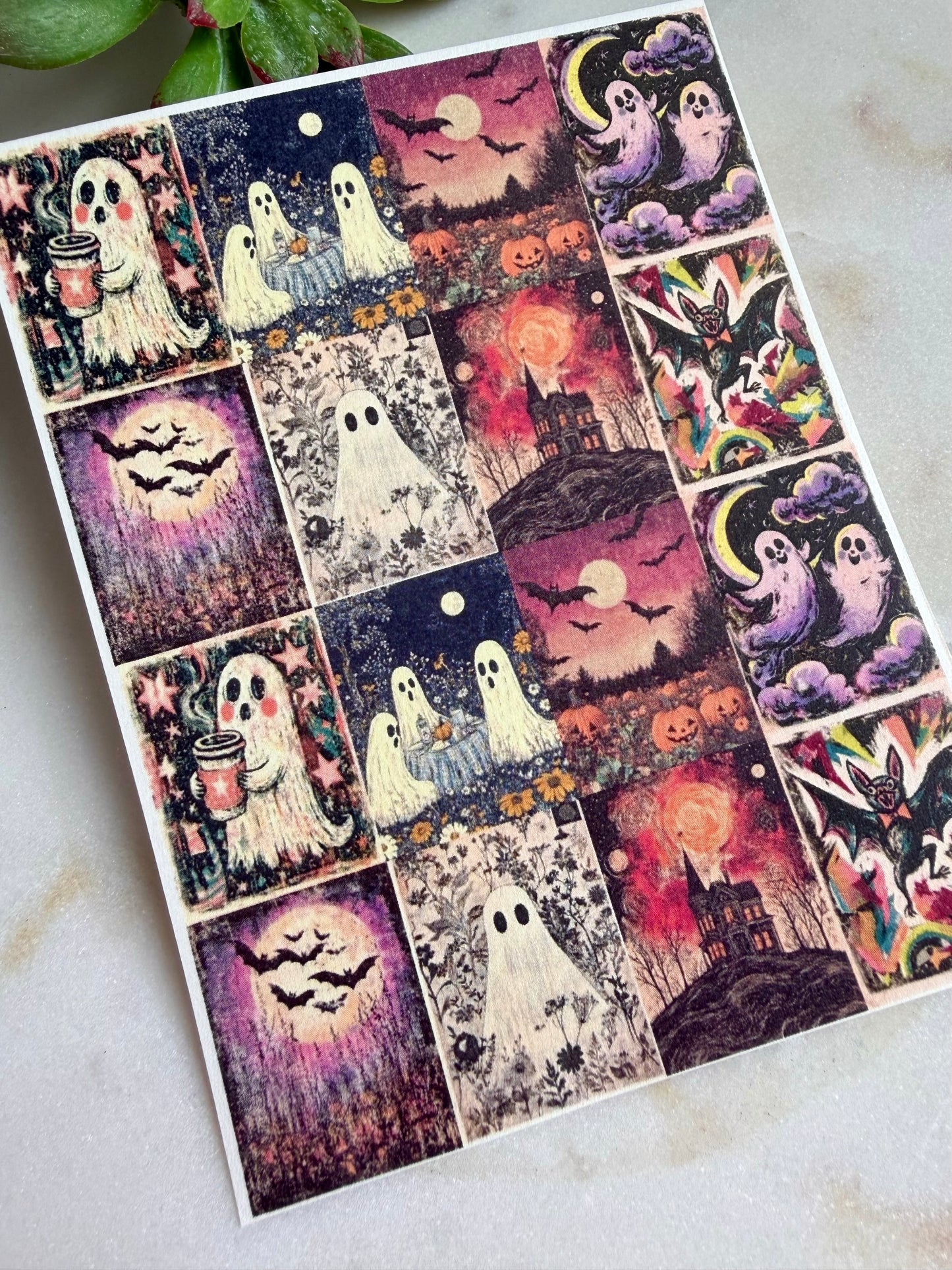 Ghostly Tile Transfer Paper