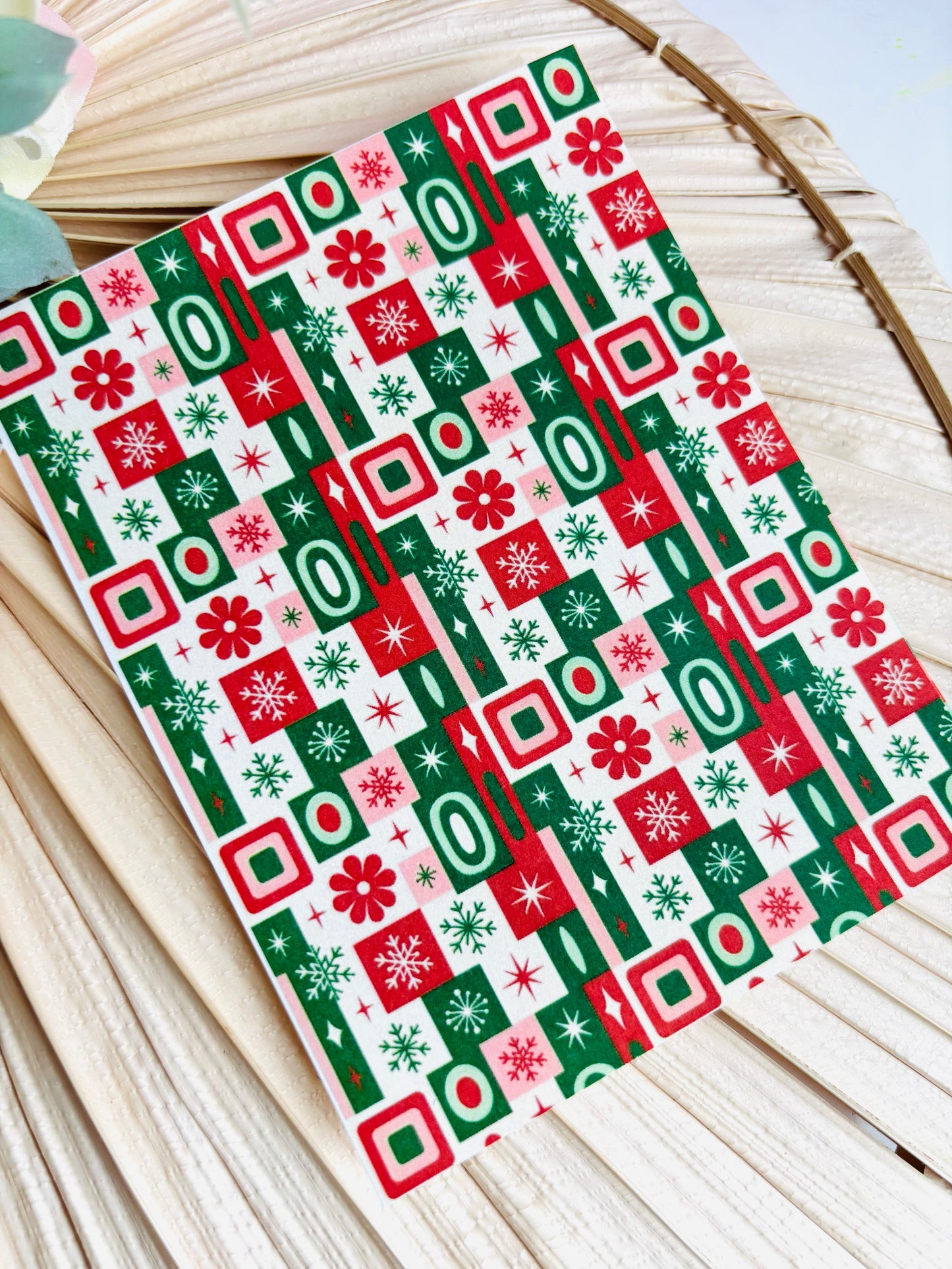 Holiday Snowflake Transfer Papers- Large or Small