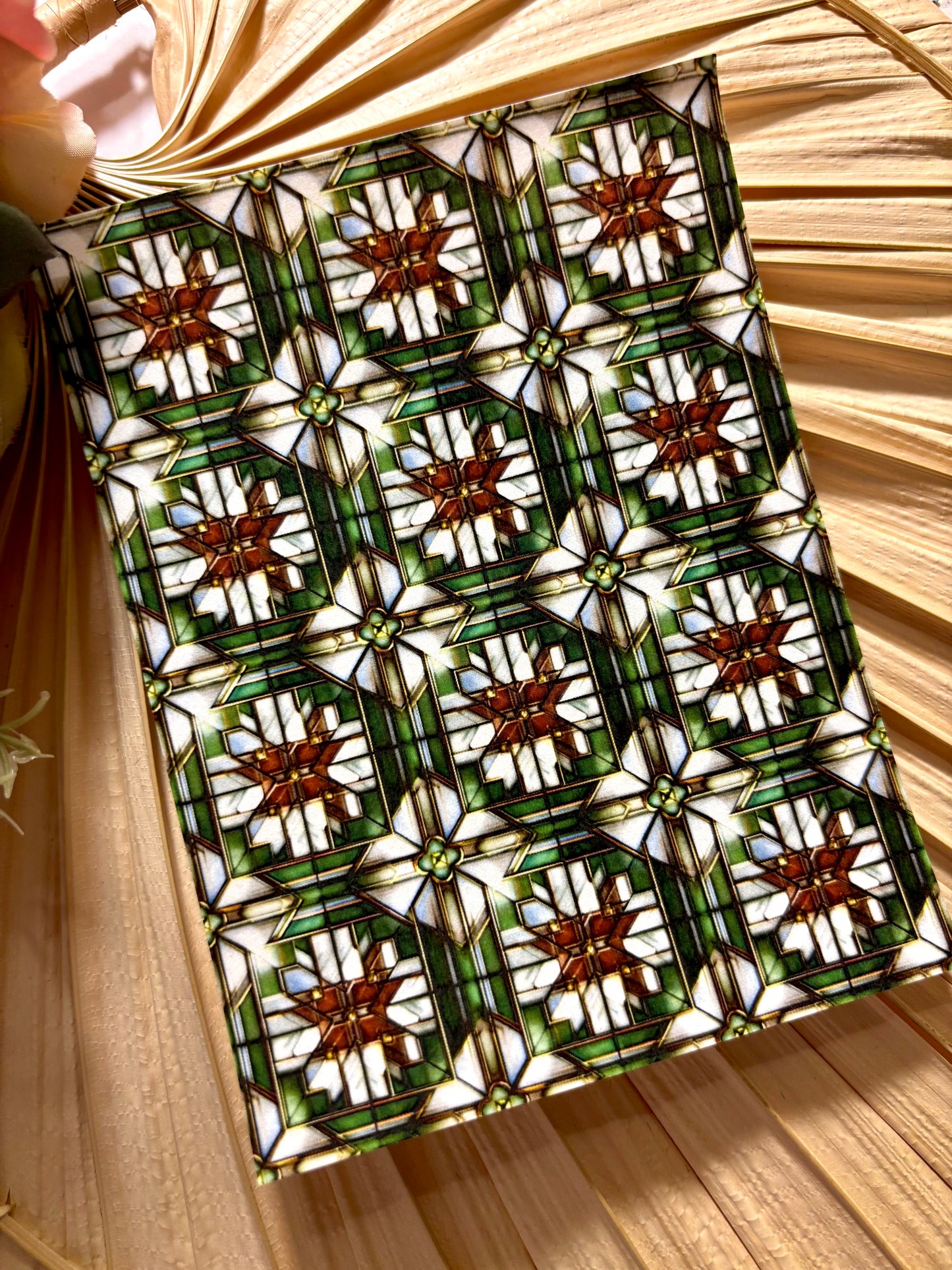Green Glass Tile Transfer Paper