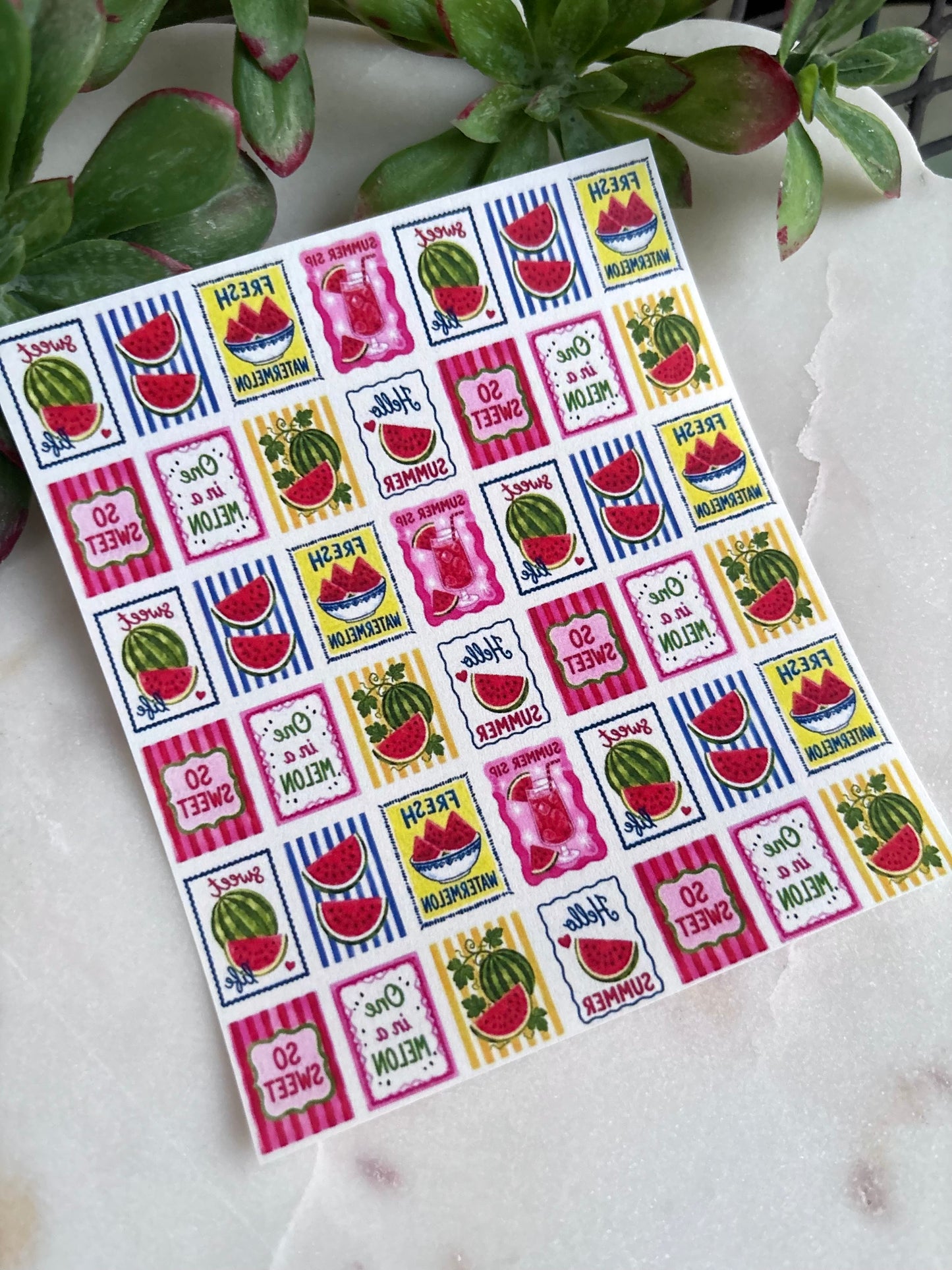 Watermelon Tile Transfer Paper