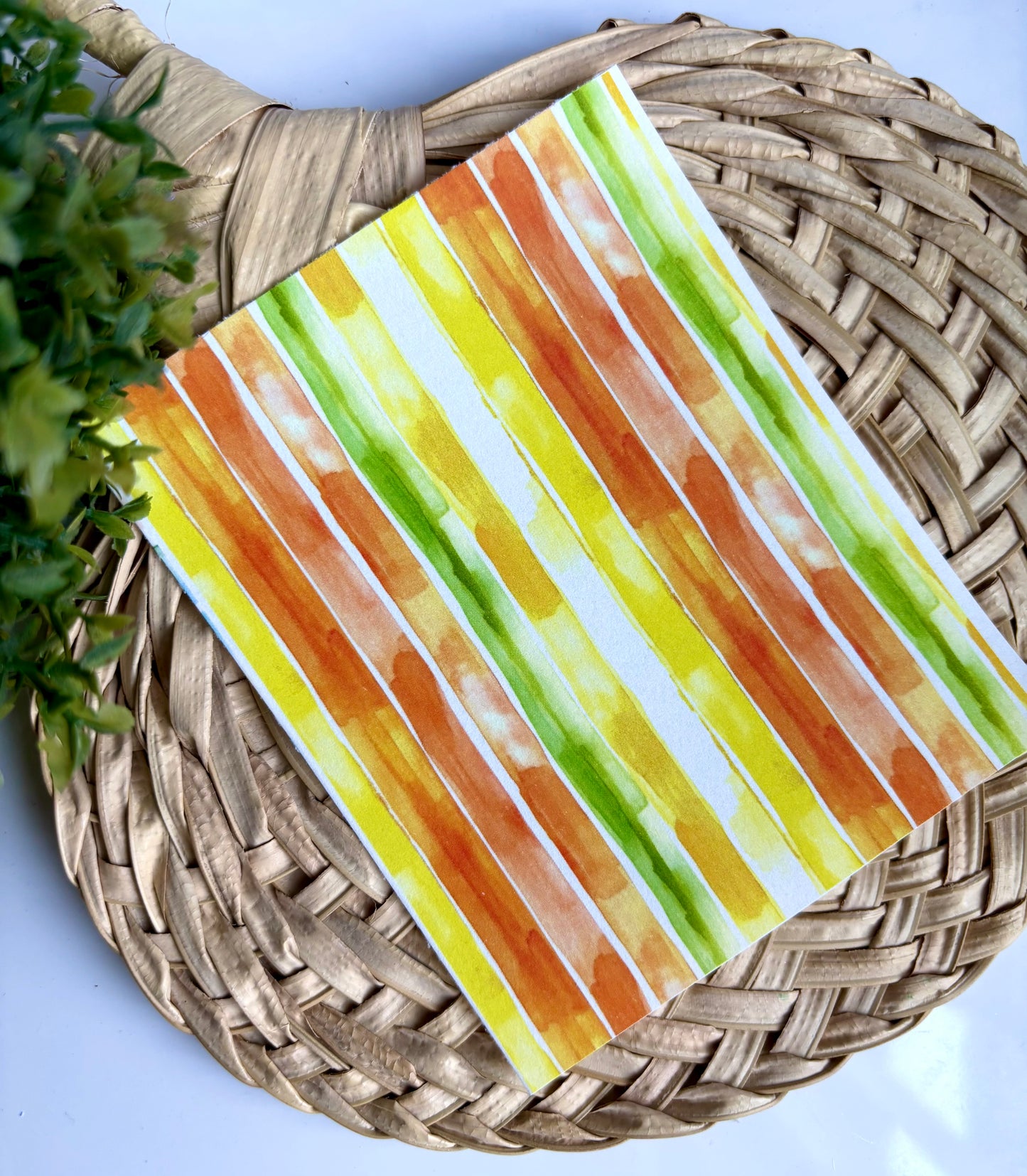 Citrus Watercolor Transfer Paper