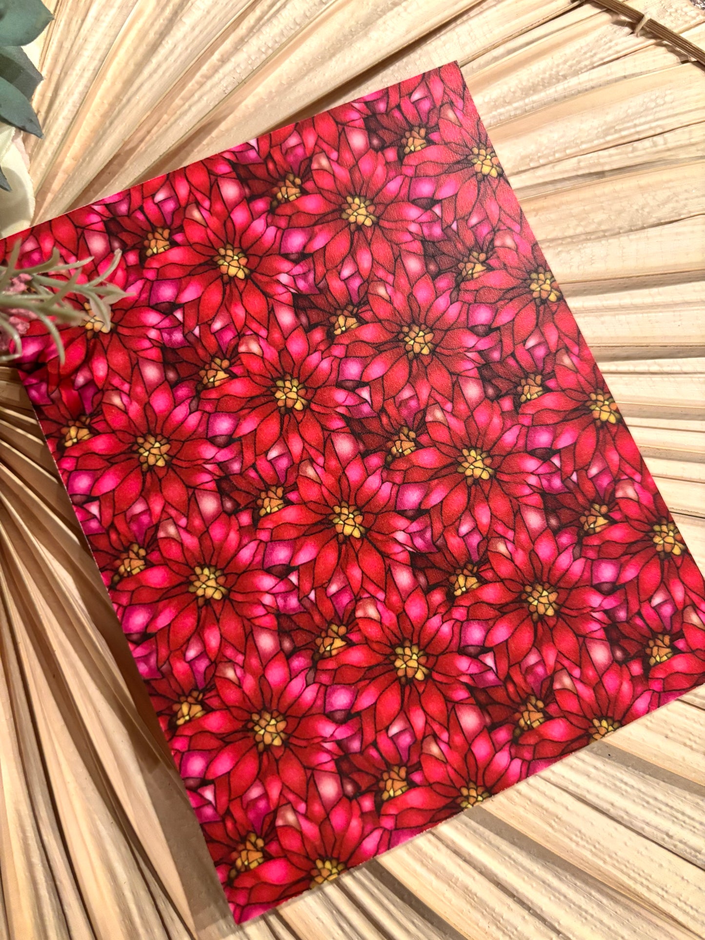 Poinsettia Berry Transfer Paper