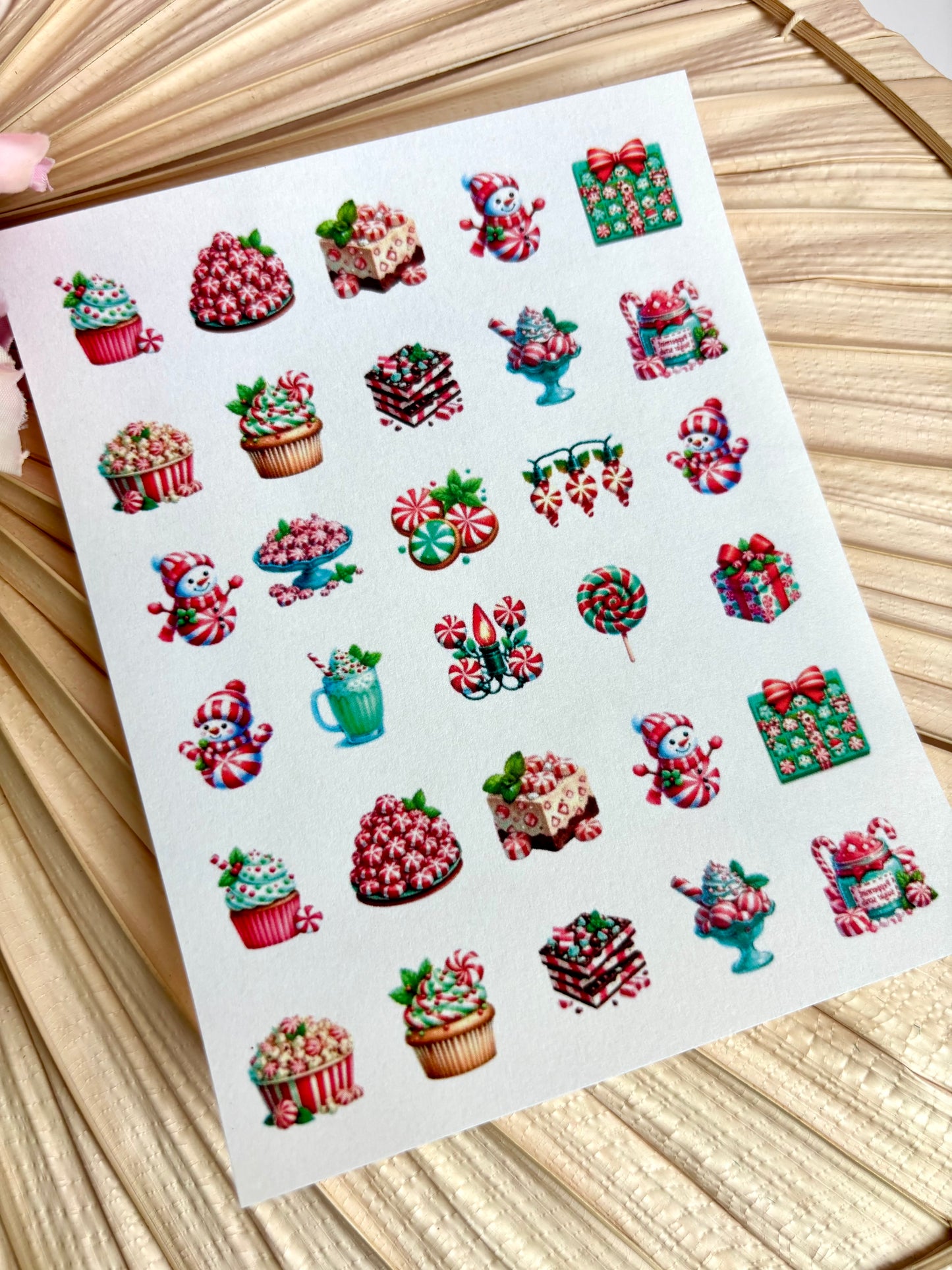 Peppermint Charms Transfer Paper