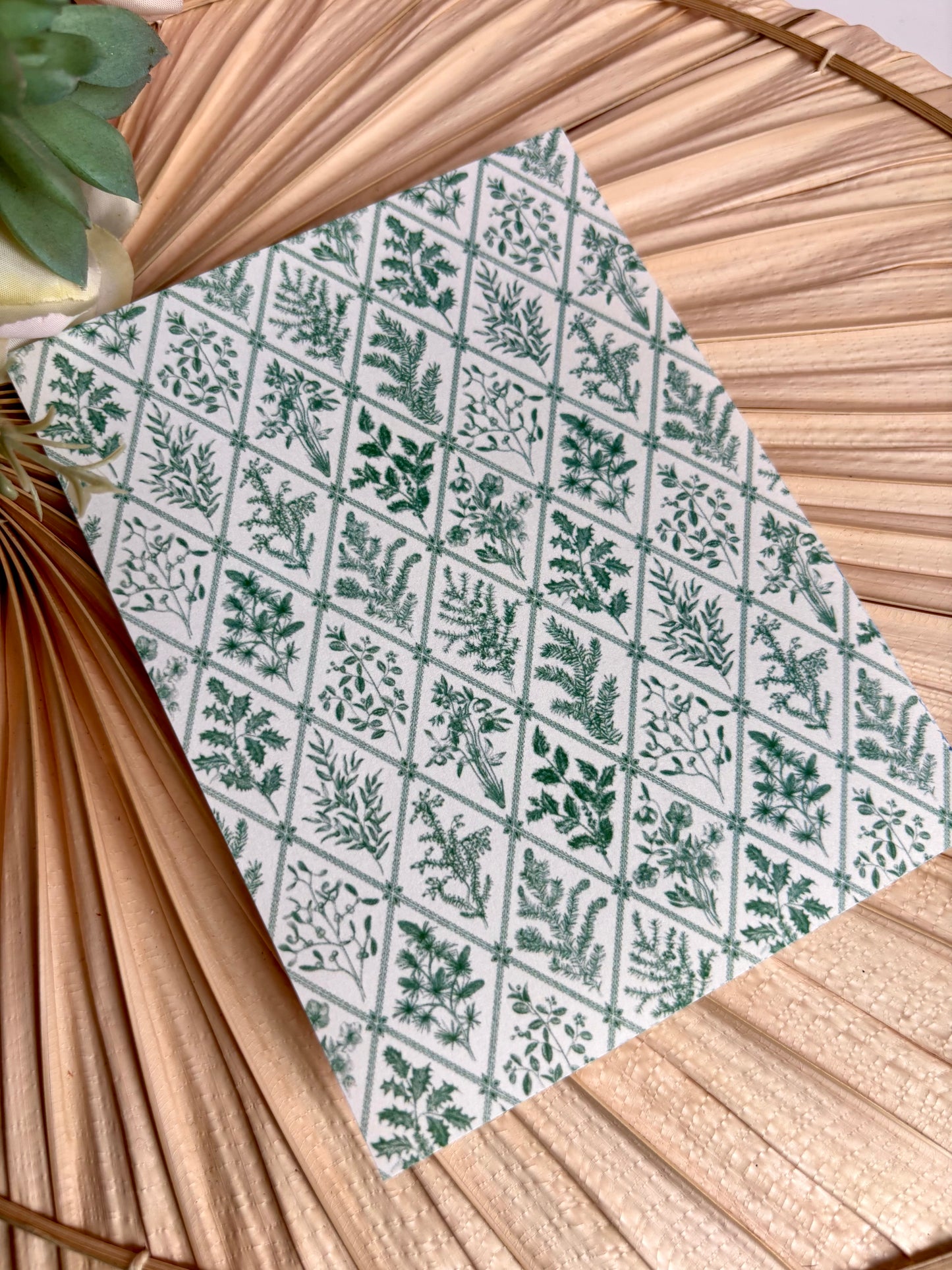 Pine Diamonds Transfer Paper