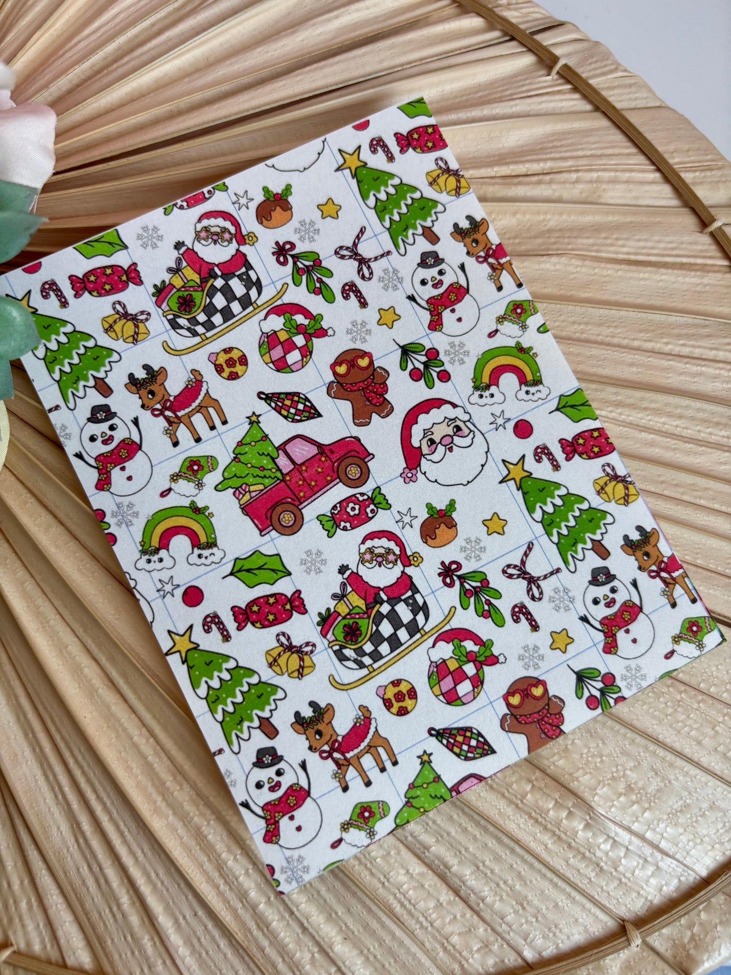 Funky Santa Transfer Paper