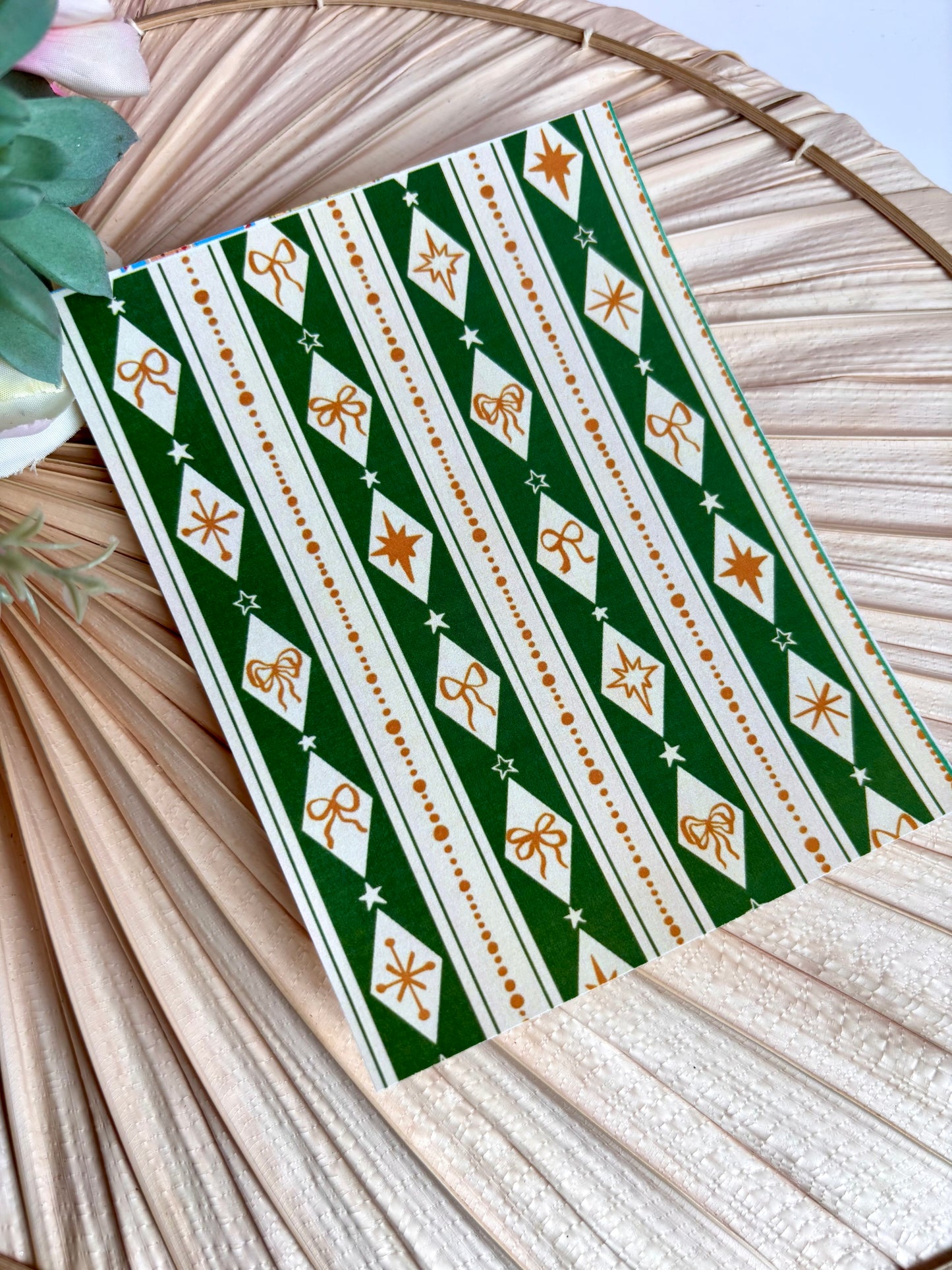 Bow Diamond Transfer Paper