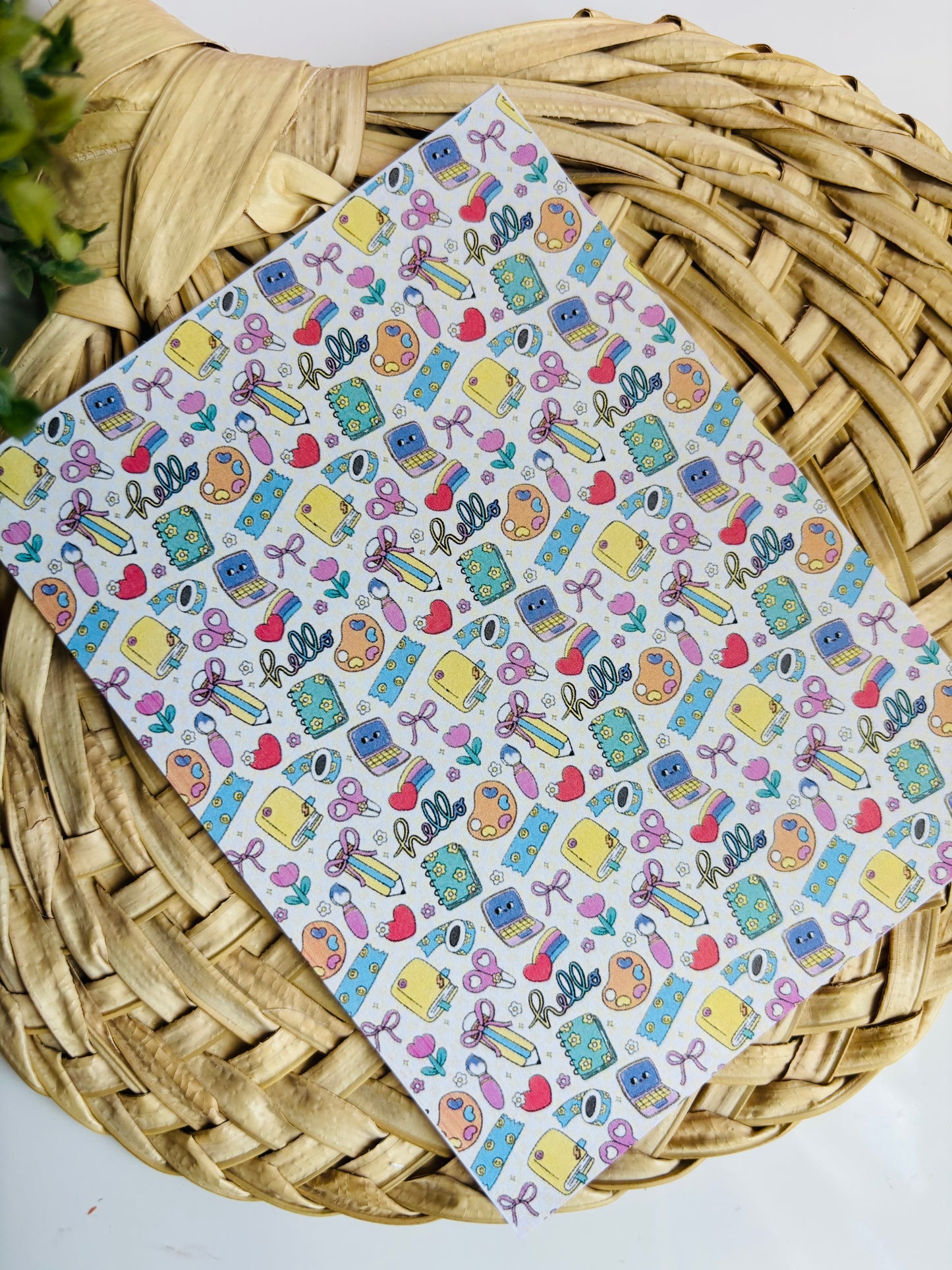 School Doodads Transfer Paper