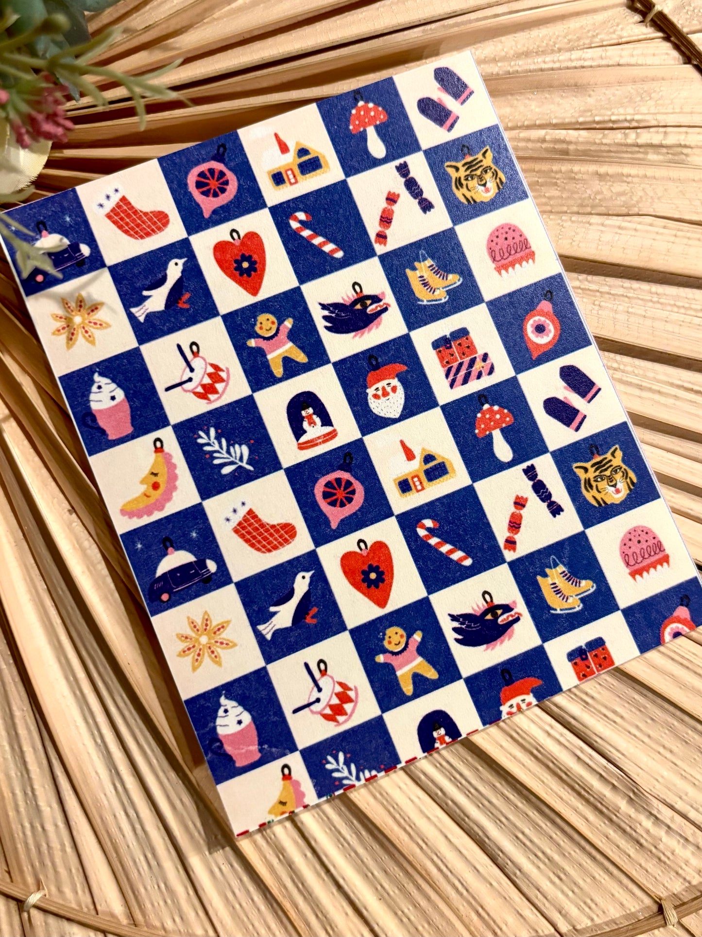 Ornament Squares Transfer Paper