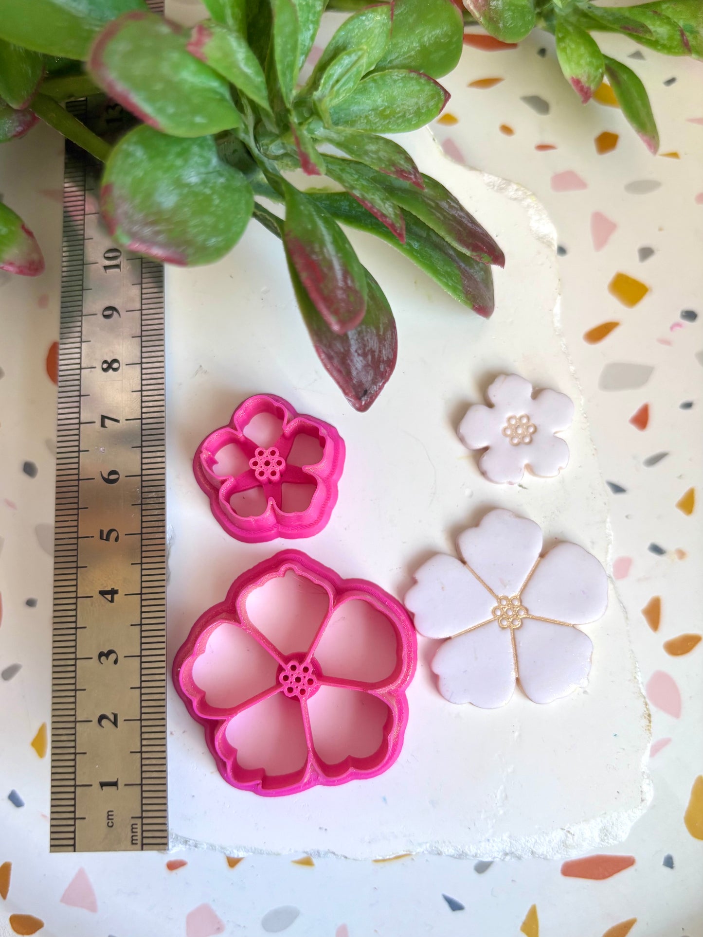 Five Petal Flower Cutter Set