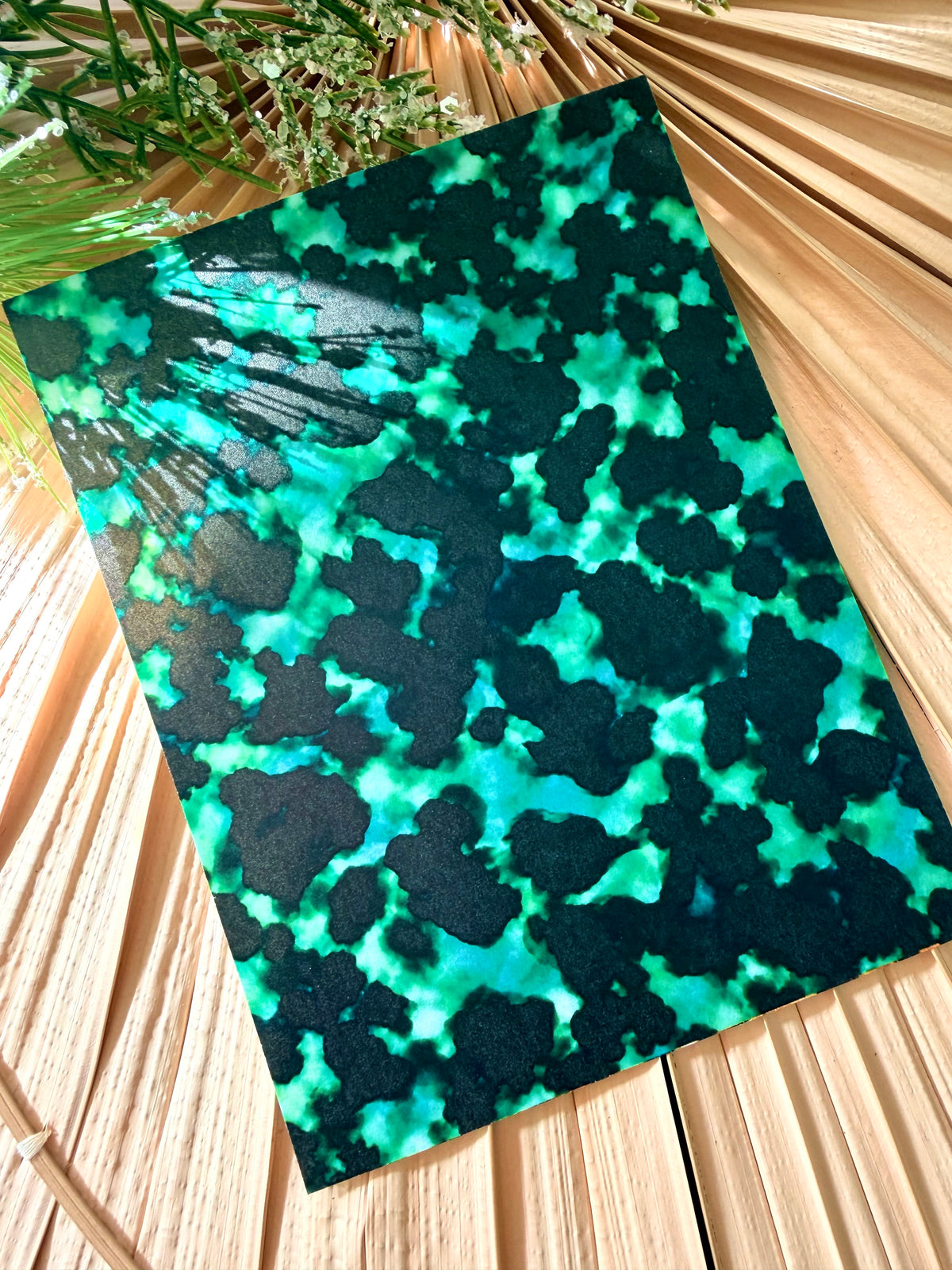 Teal Tortoiseshell Transfer Paper