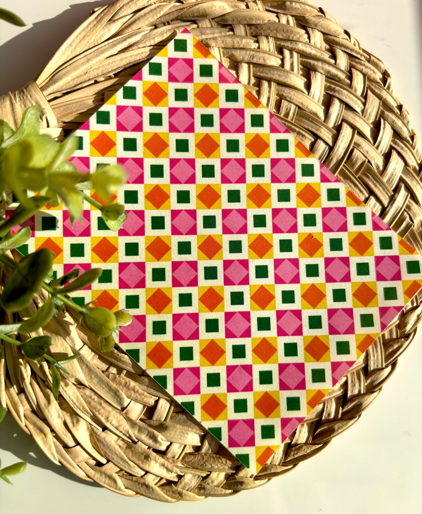 Geometric C Transfer Paper