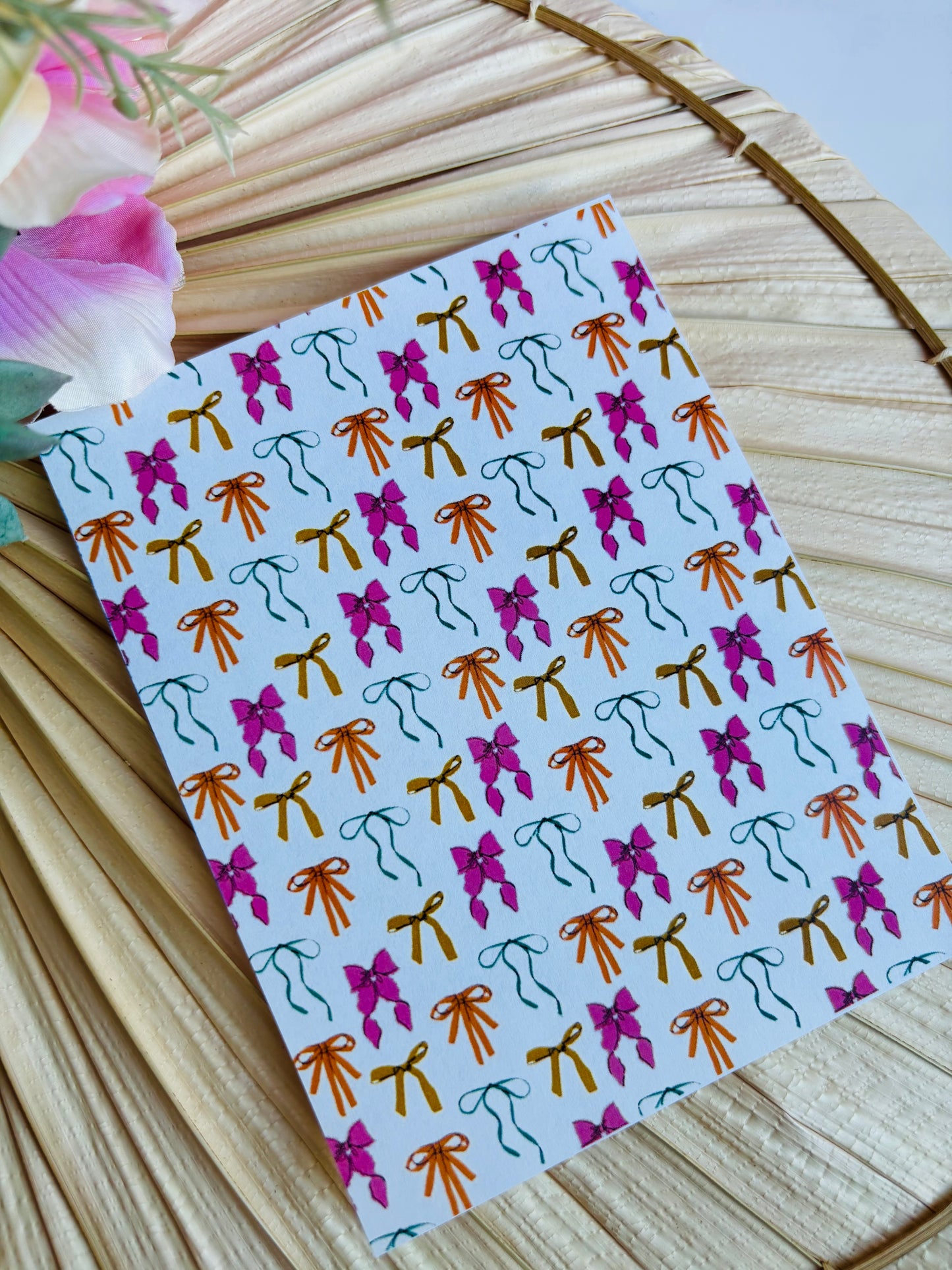 Pretty Bows Transfer Paper