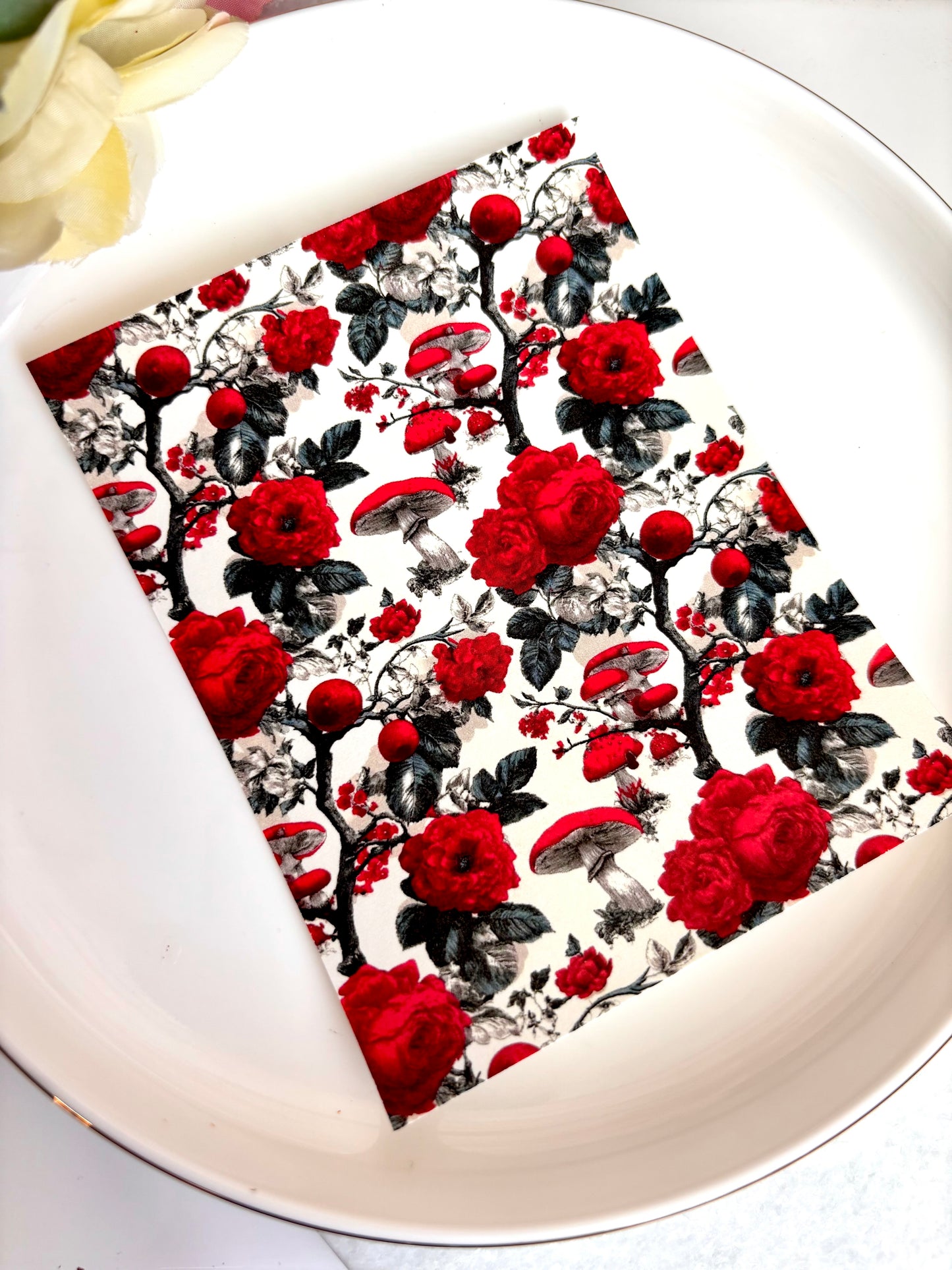 Red Rose Transfer Paper