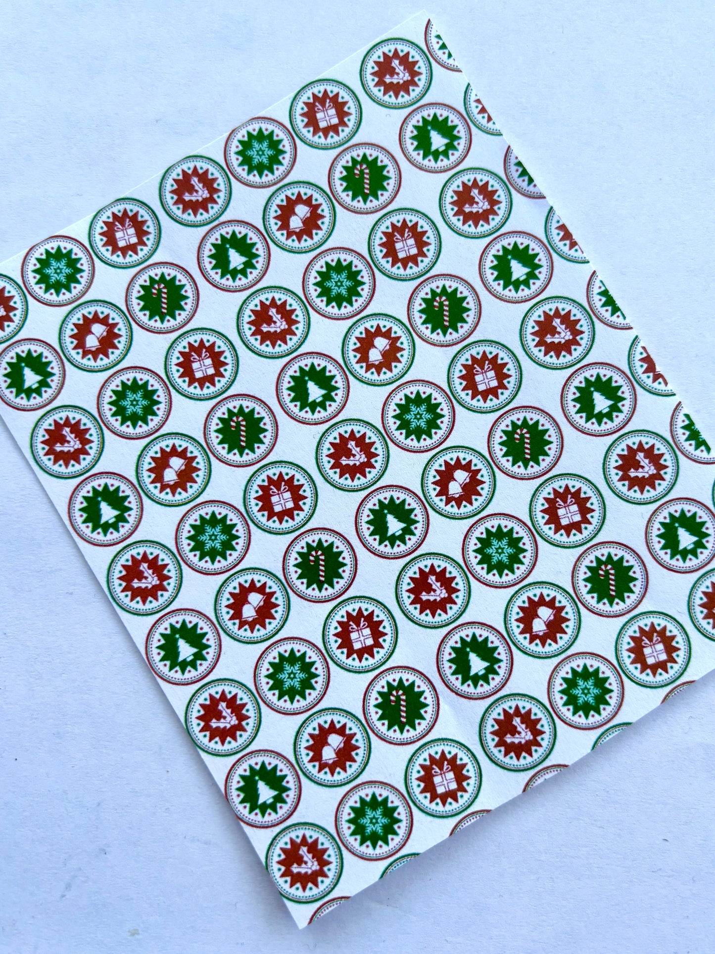 Xmas Seals Transfer Paper