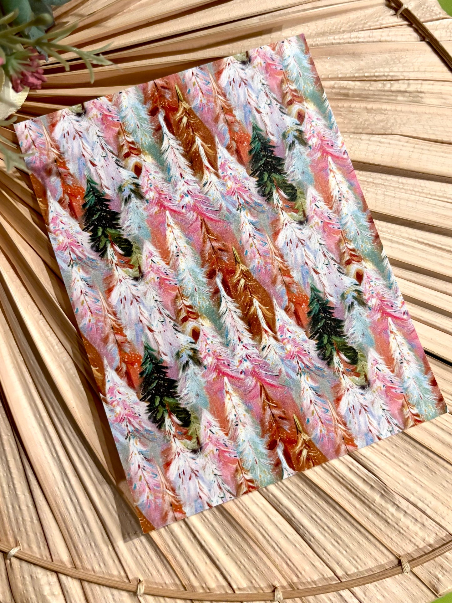 Painted Trees Transfer Paper