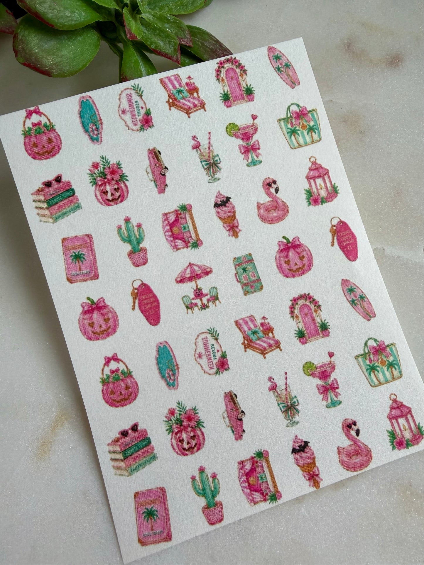 Summerween Charm Transfer Paper