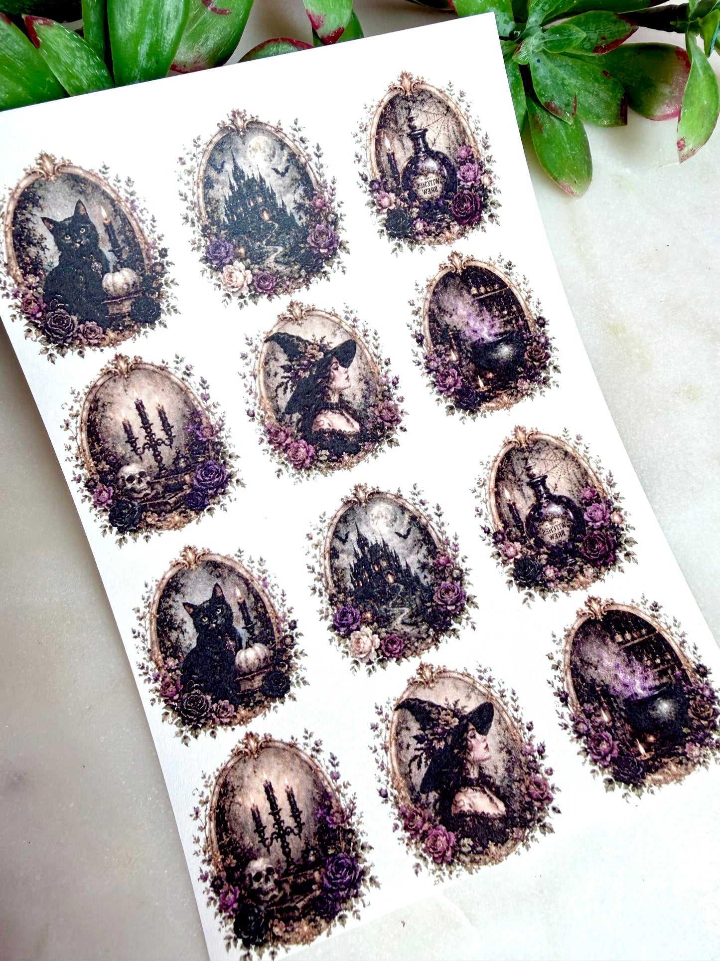 Witchy Rococo Transfer Paper
