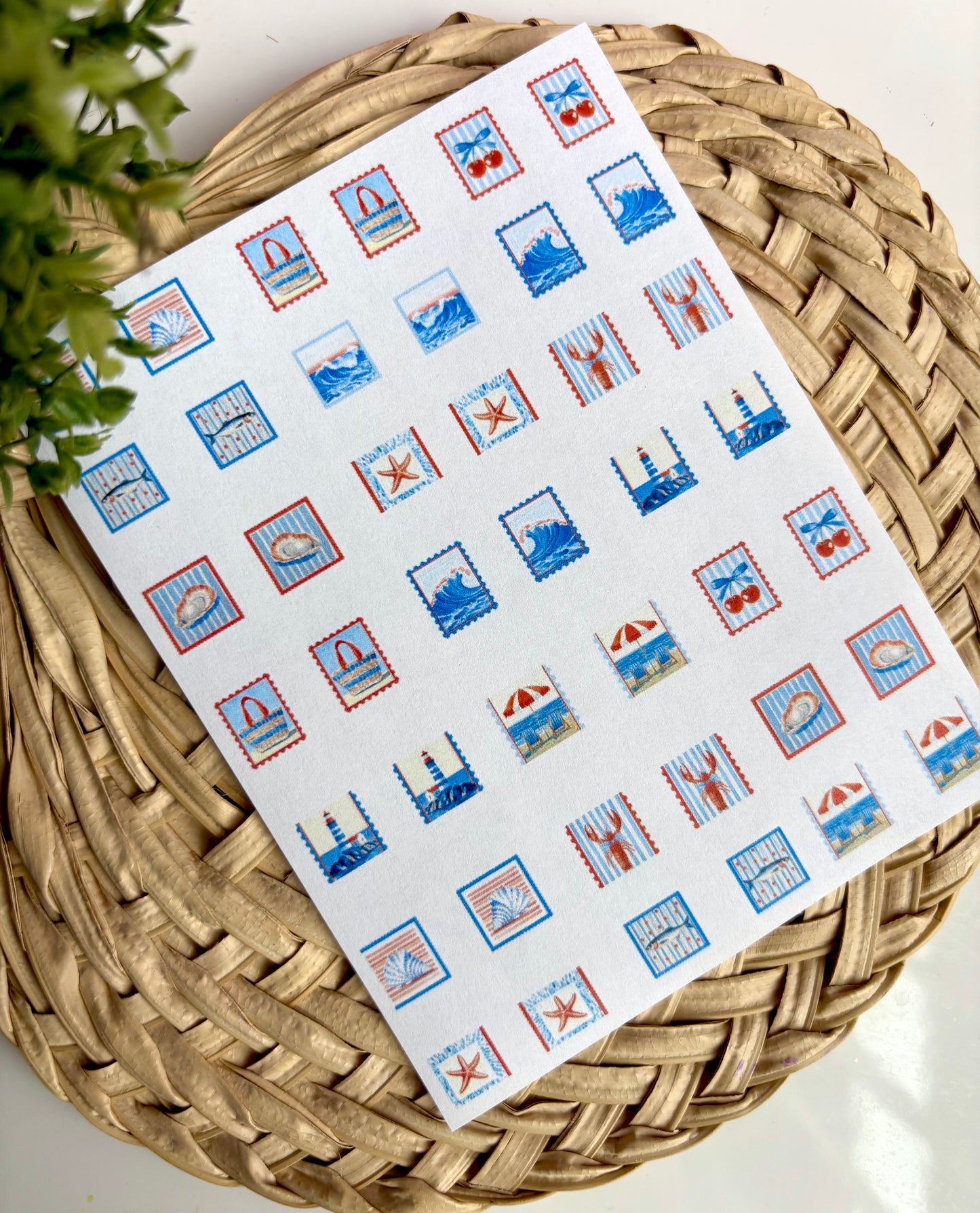 Seaside Stamps Charm Transfer Paper
